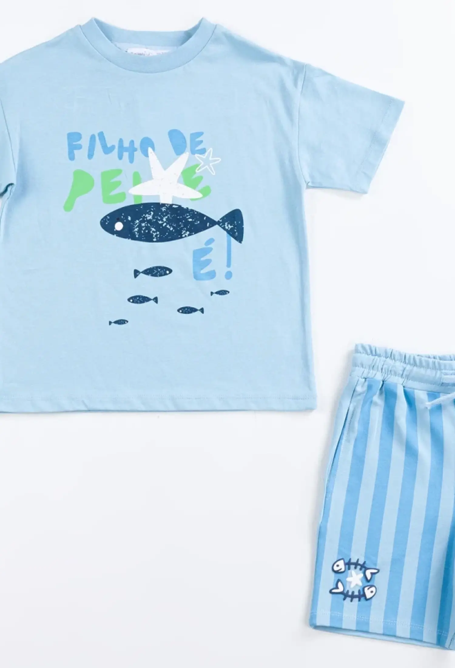 Balık Baskılı Erkek Takım - Brand: COMİX - Kids & Bby Clothes From Peralane Kids Turkey