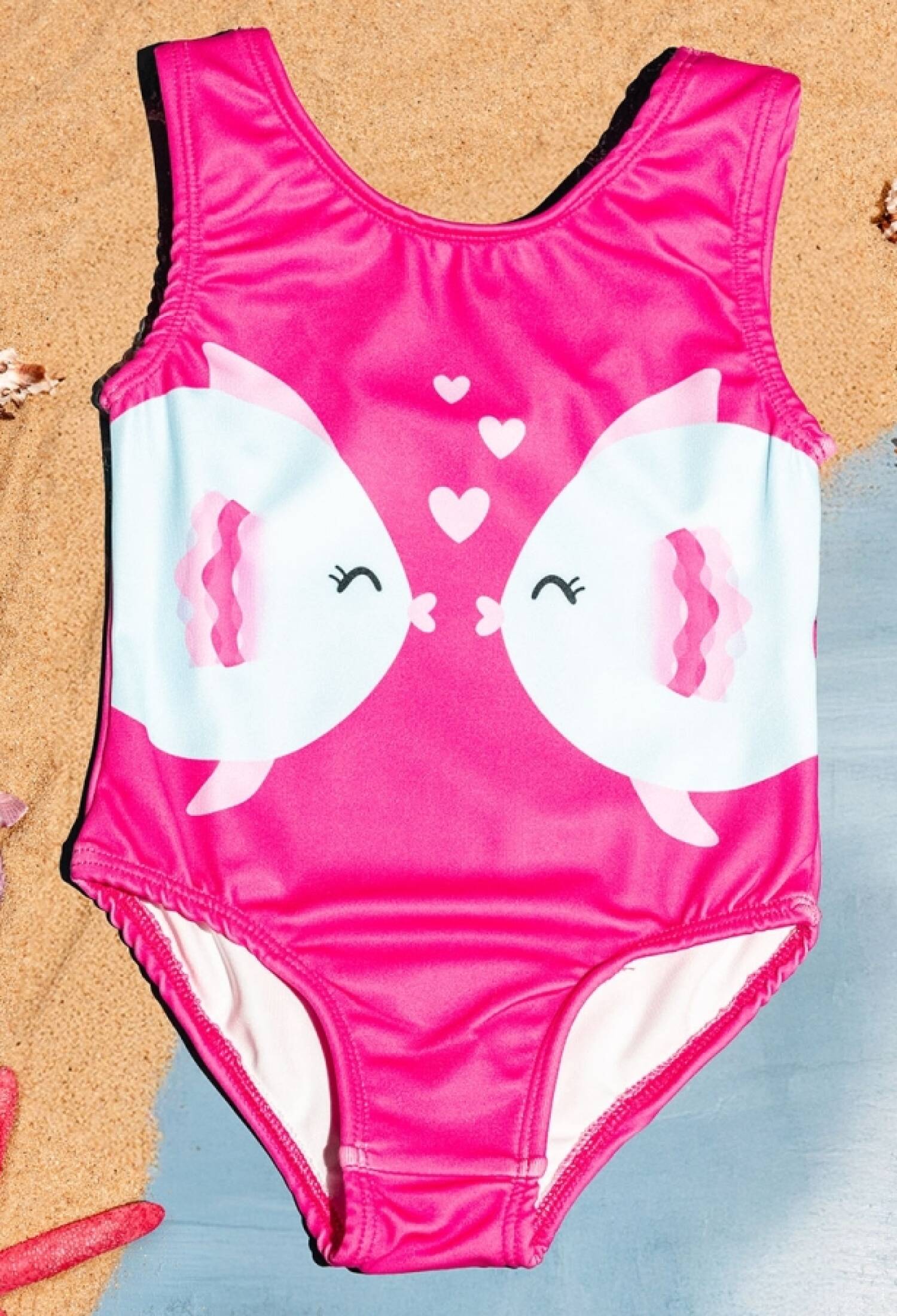 Balık Baskılı Kız Mayo - Brand: LYRA KİDS - Kids & Bby Clothes From Peralane Kids Turkey