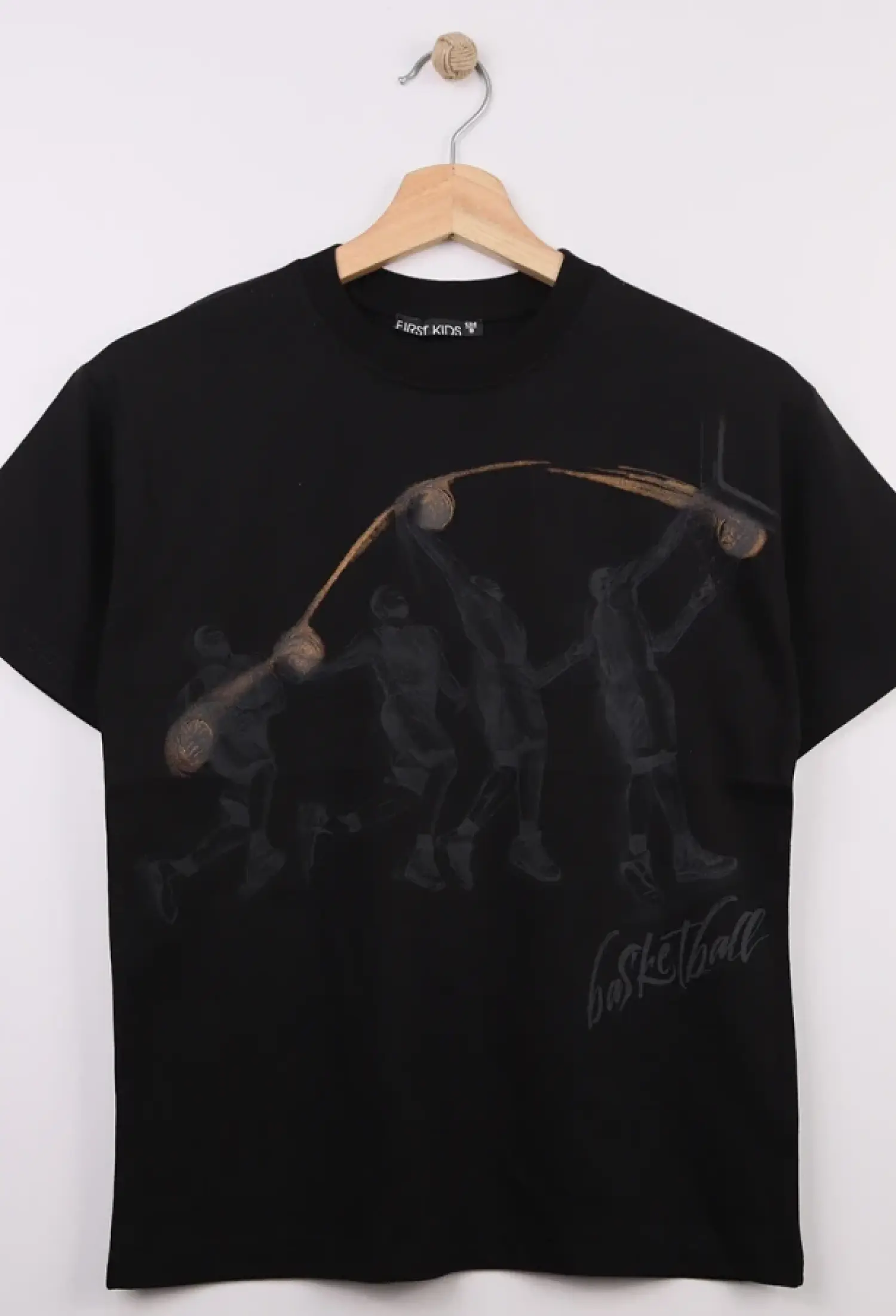 Basket Baskılı Erkek Tişört - Brand: FİRST KİDS - Kids & Bby Clothes From Peralane Kids Turkey