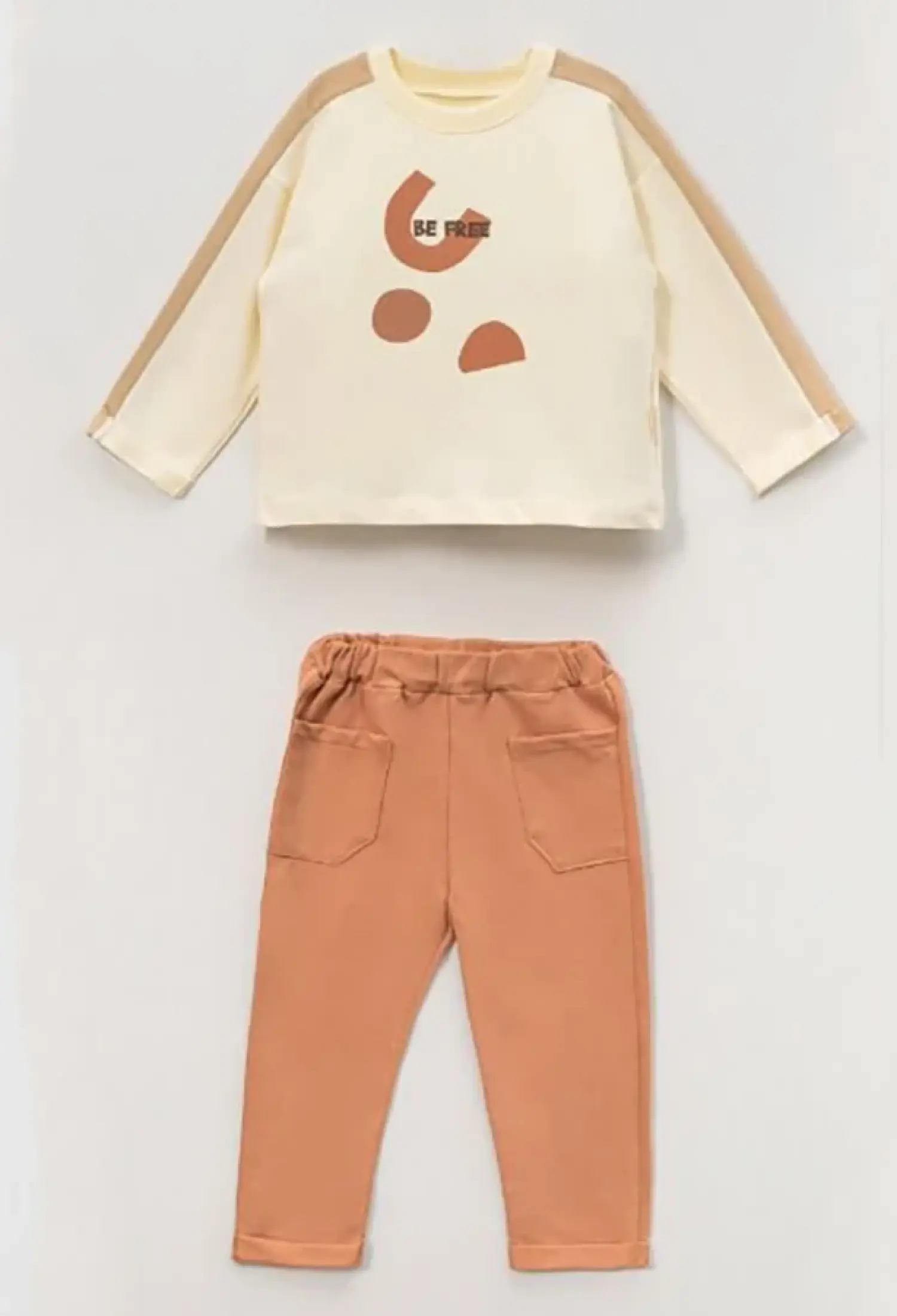 Be Free Baskılı Erkek Takım - Brand: VOVİDO - Kids & Bby Clothes From Peralane Kids Turkey