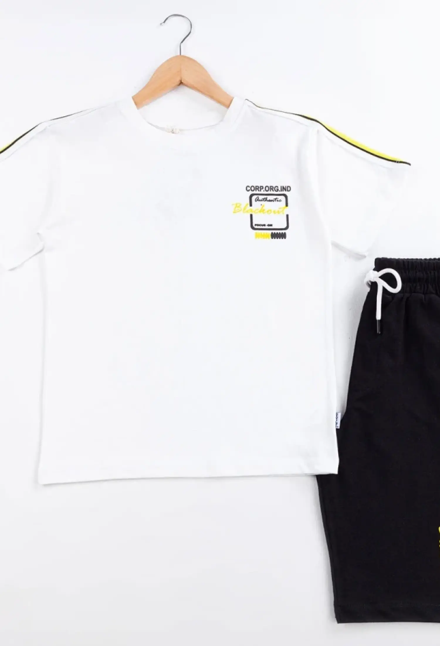 Black Baskılı Erkek Takım - Brand: CIVILTI - Kids & Bby Clothes From Peralane Kids Turkey