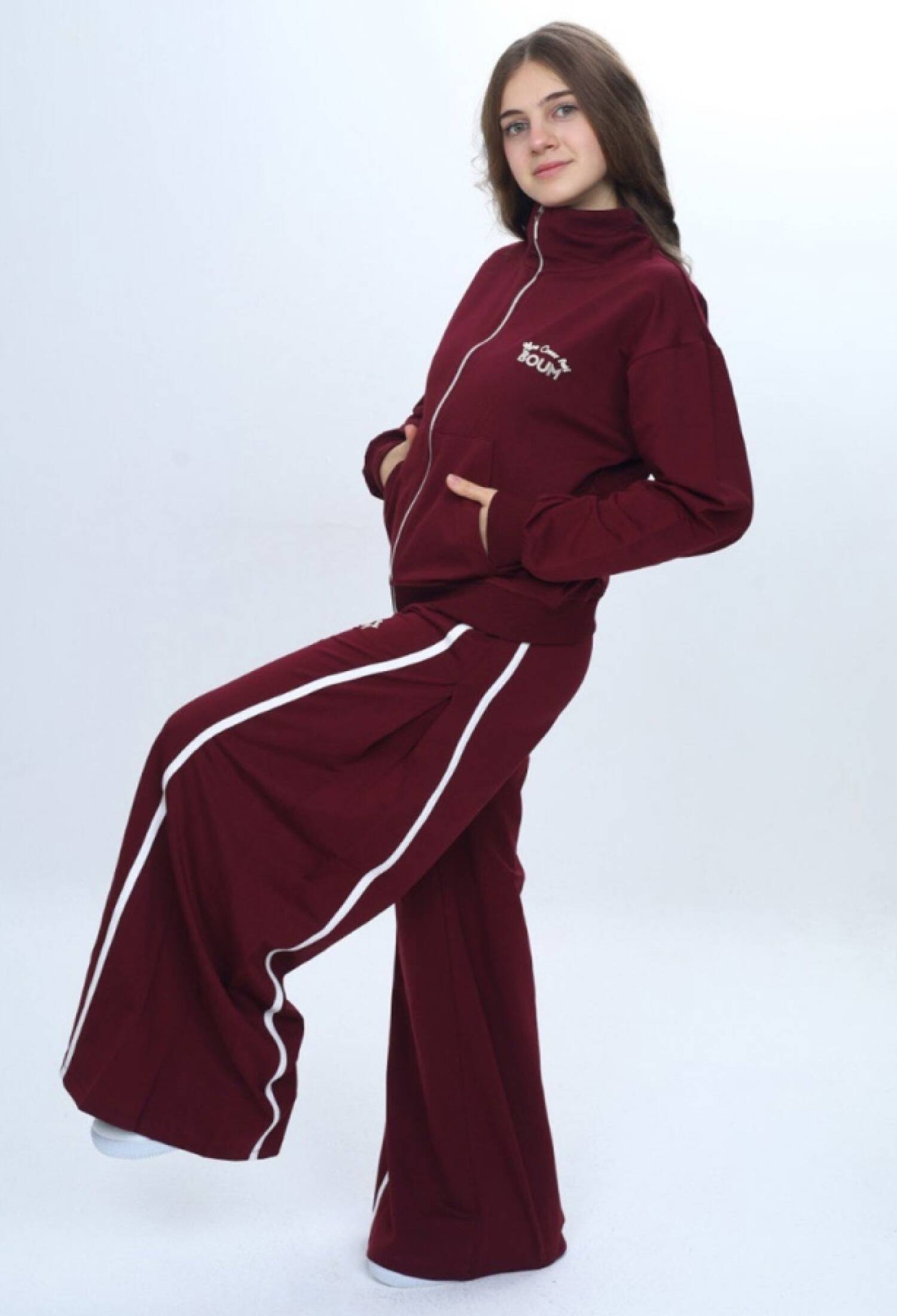 Boum Baskılı Fermuarlı Kız Takım - Brand: VIZVIZ - Kids & Bby Clothes From Peralane Kids Turkey