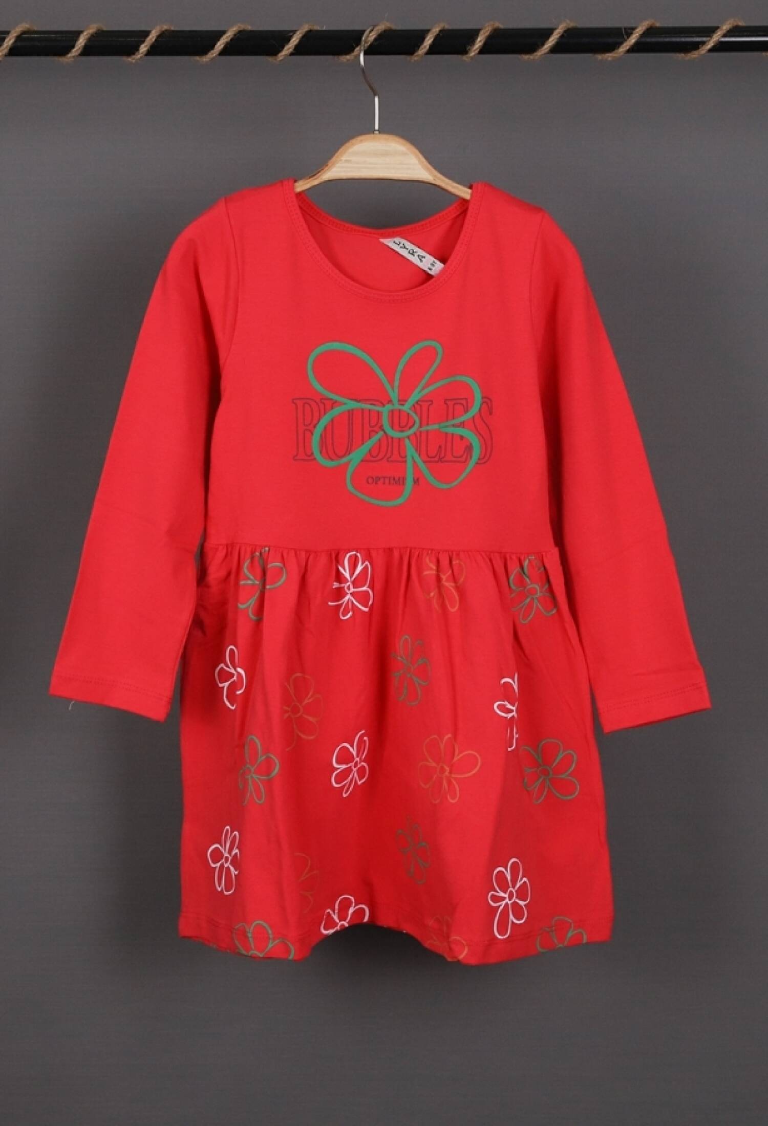 Bubbles Print Cotton Dress