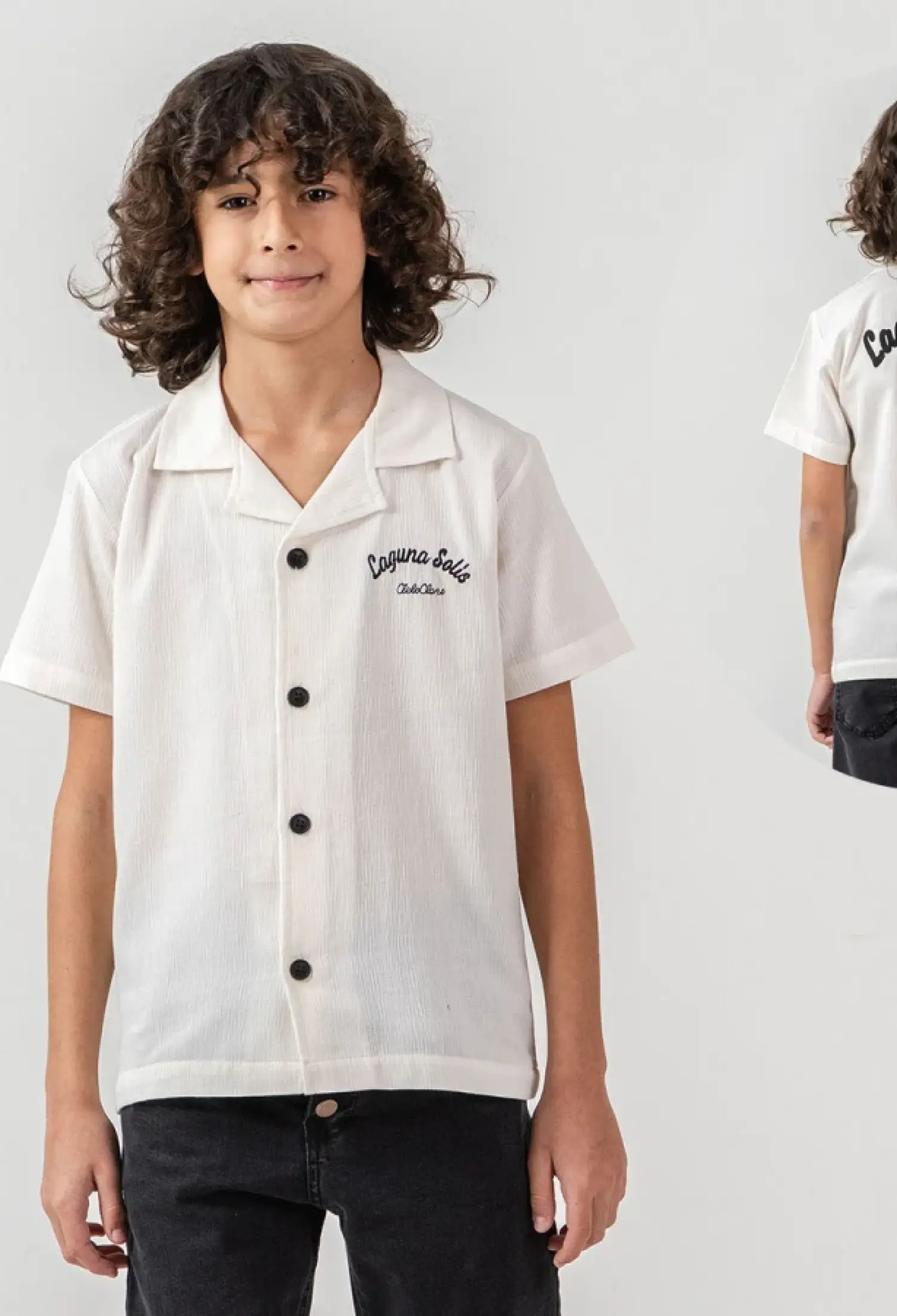 Caguna Nakışlı Erkek Gömlek - Brand: BARKOD - Kids & Bby Clothes From Peralane Kids Turkey