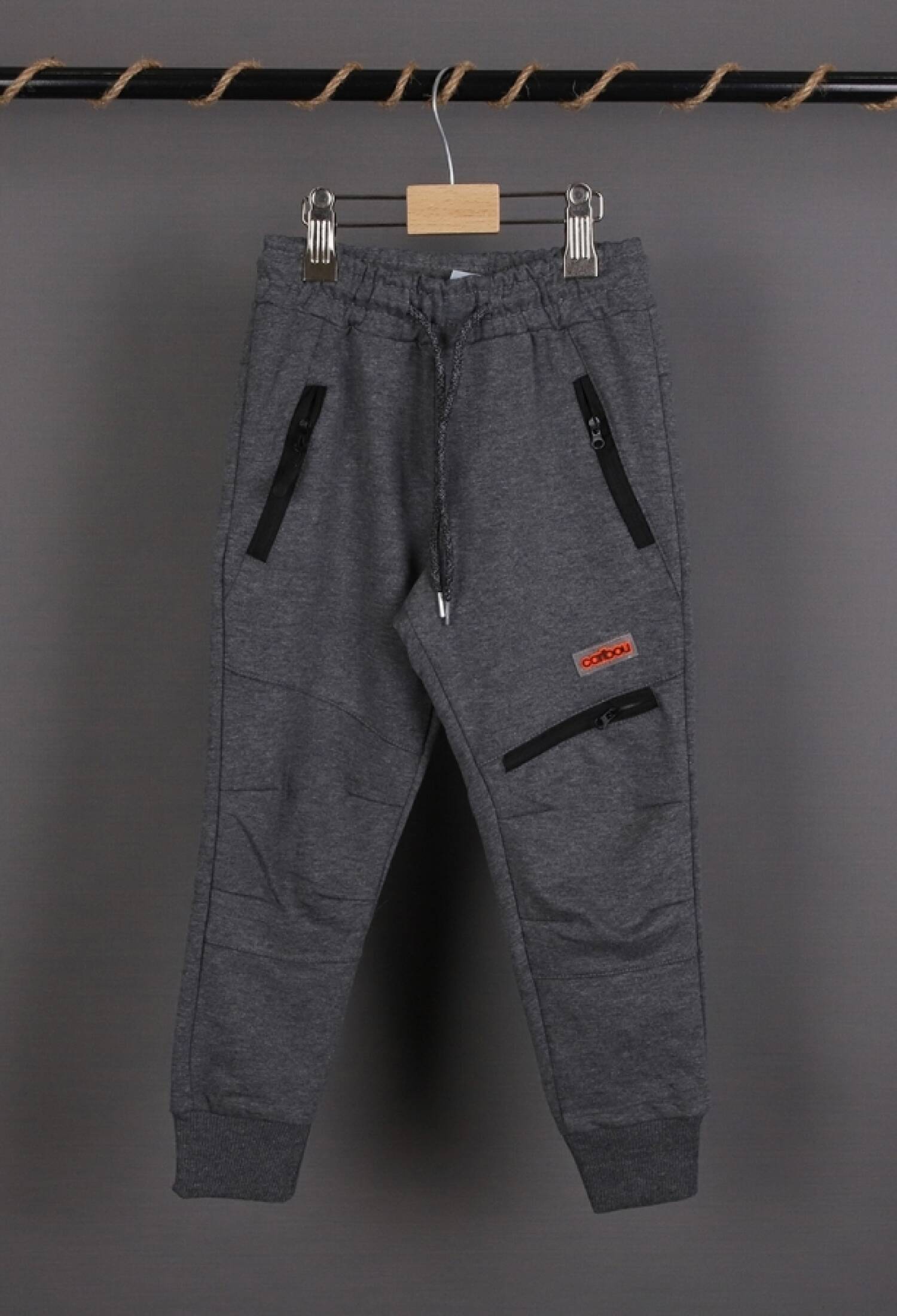 Caribou Embellished Zip-Pocket Boys Single Bottom