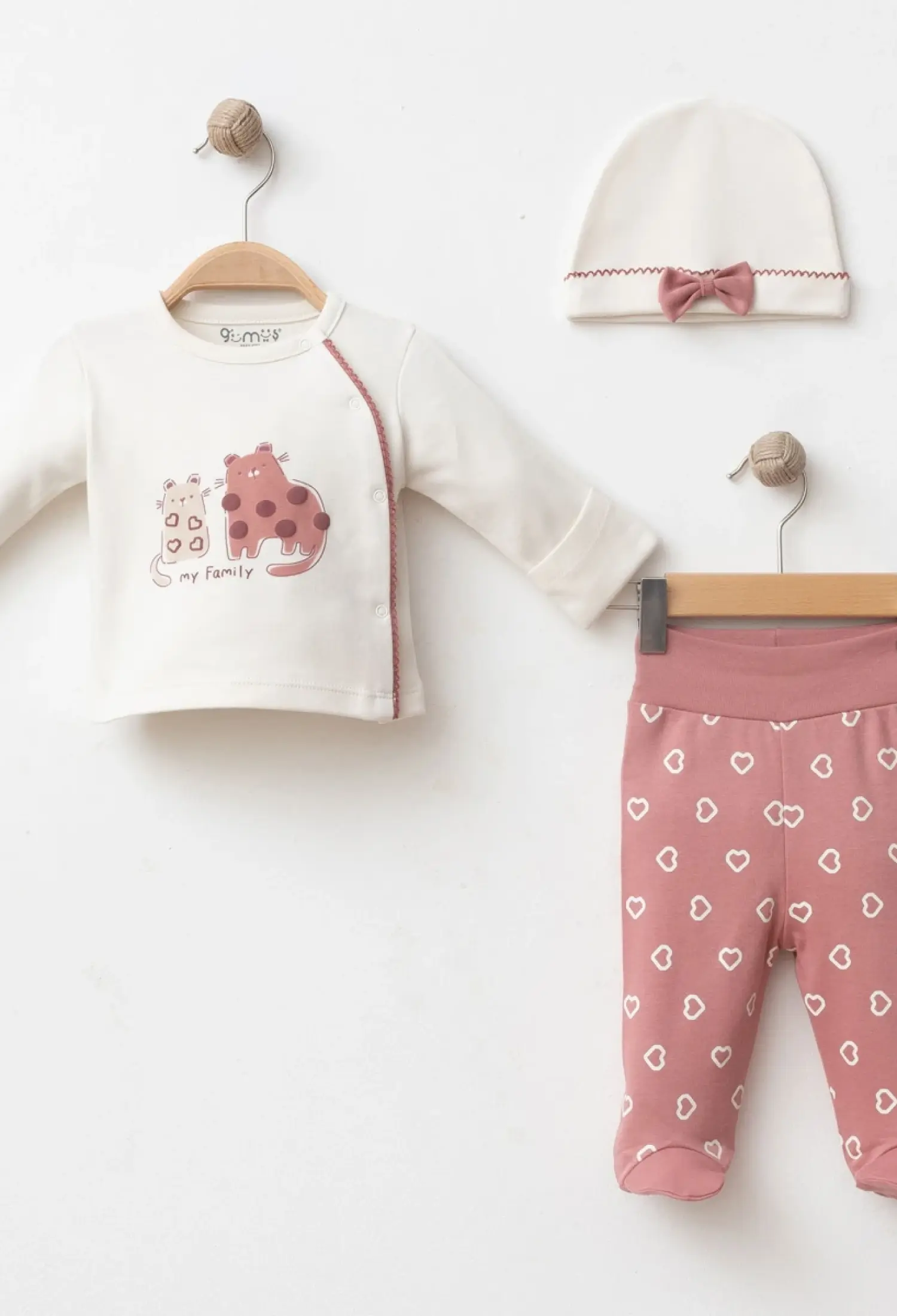Cat family 3 piece set - 5017
