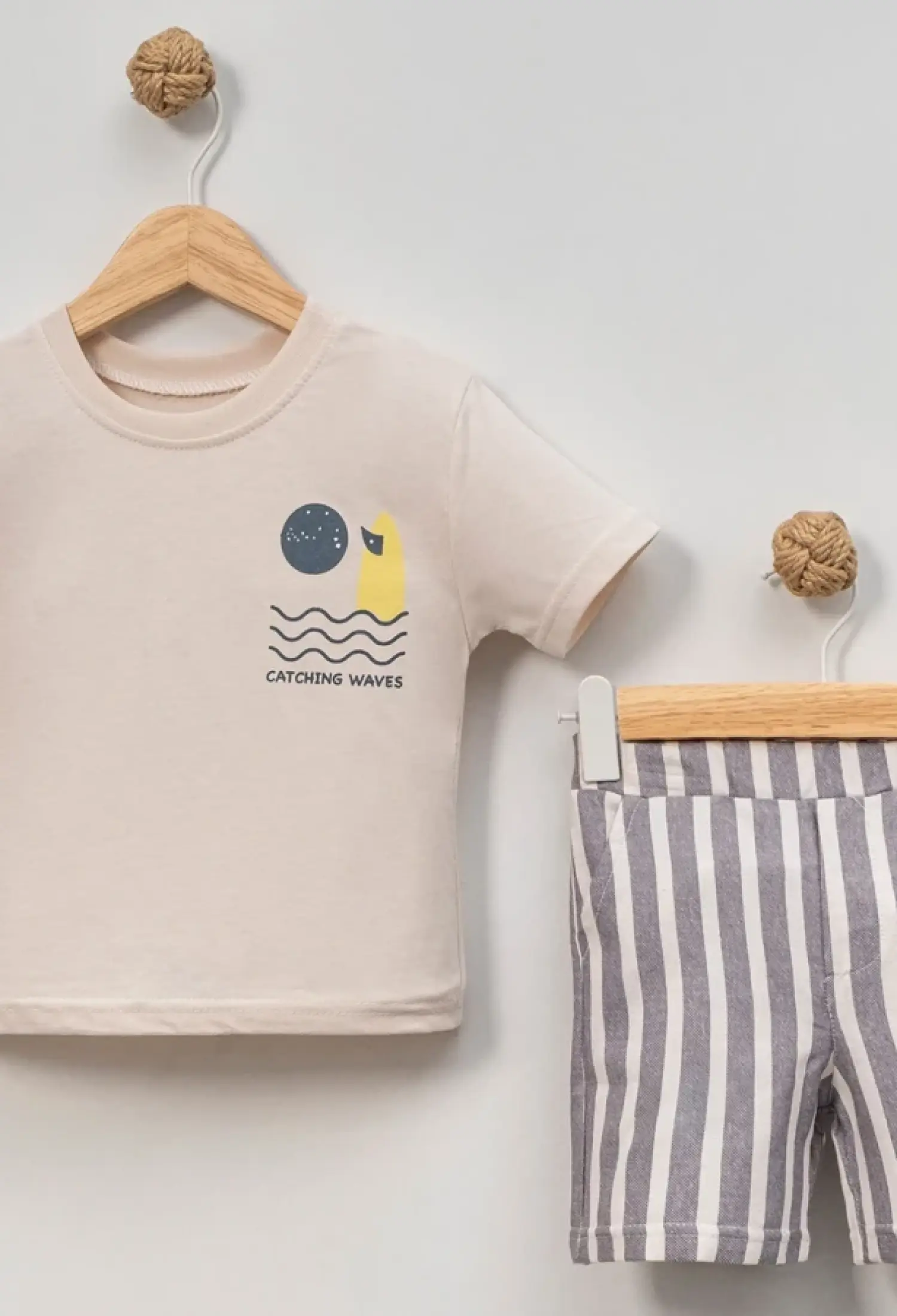 Catching Waves Baskılı Erkek Takım - Brand: EYMUS - Kids & Bby Clothes From Peralane Kids Turkey