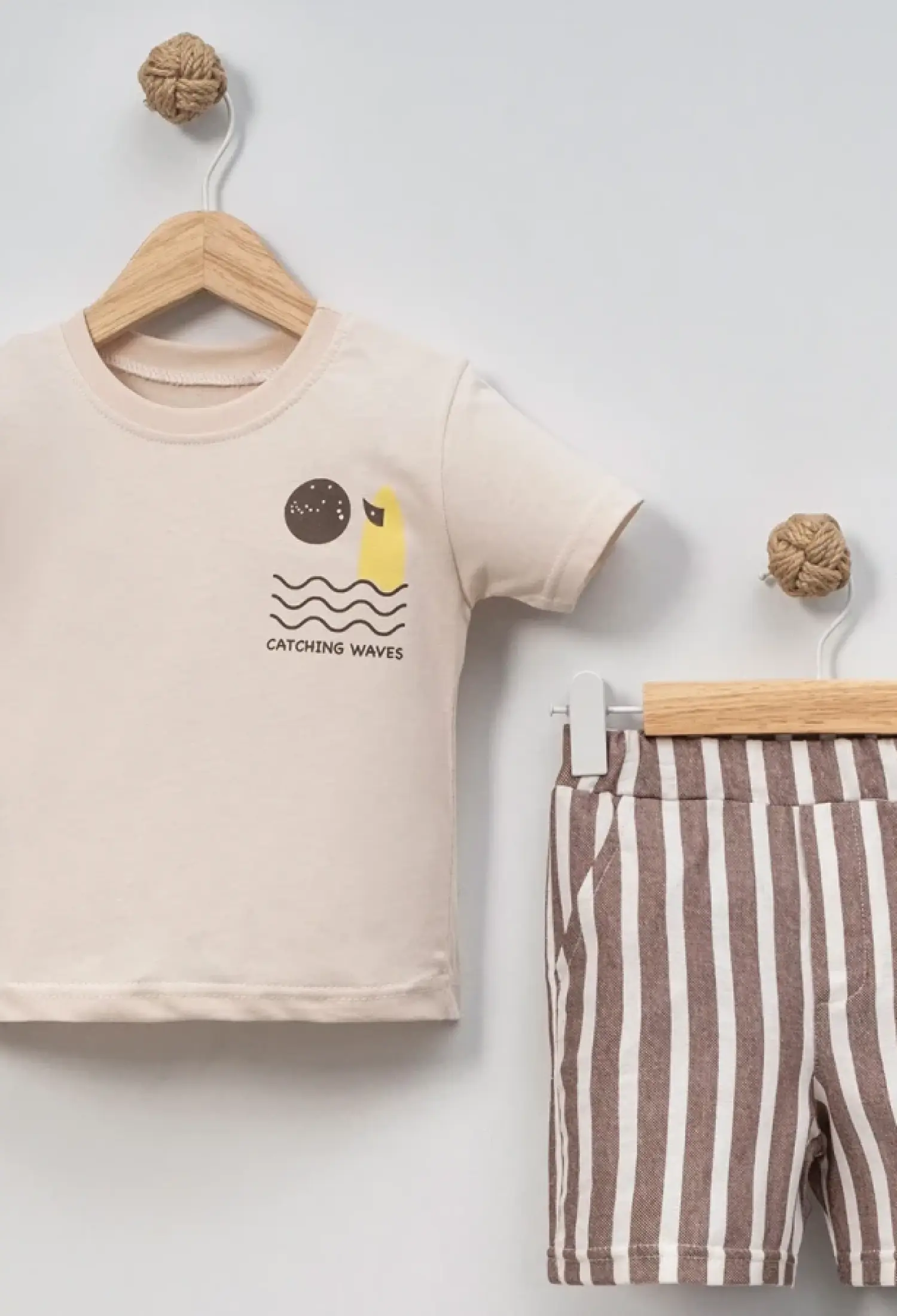Catching Waves Baskılı Erkek Takım - Brand: EYMUS - Kids & Bby Clothes From Peralane Kids Turkey