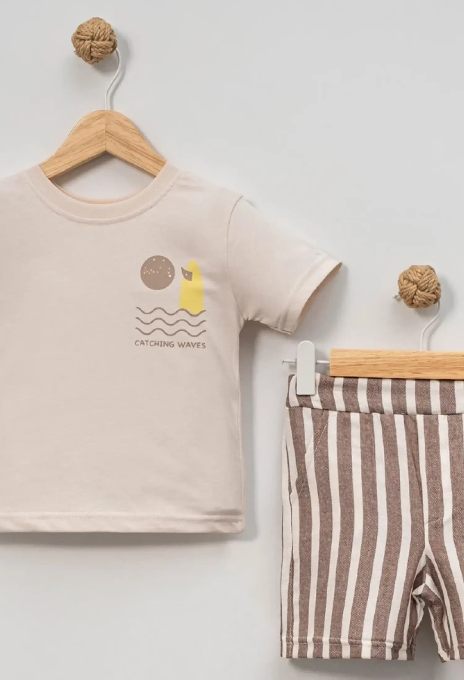 Catching Waves Baskılı Erkek Takım - Brand: EYMUS - Kids & Bby Clothes From Peralane Kids Turkey