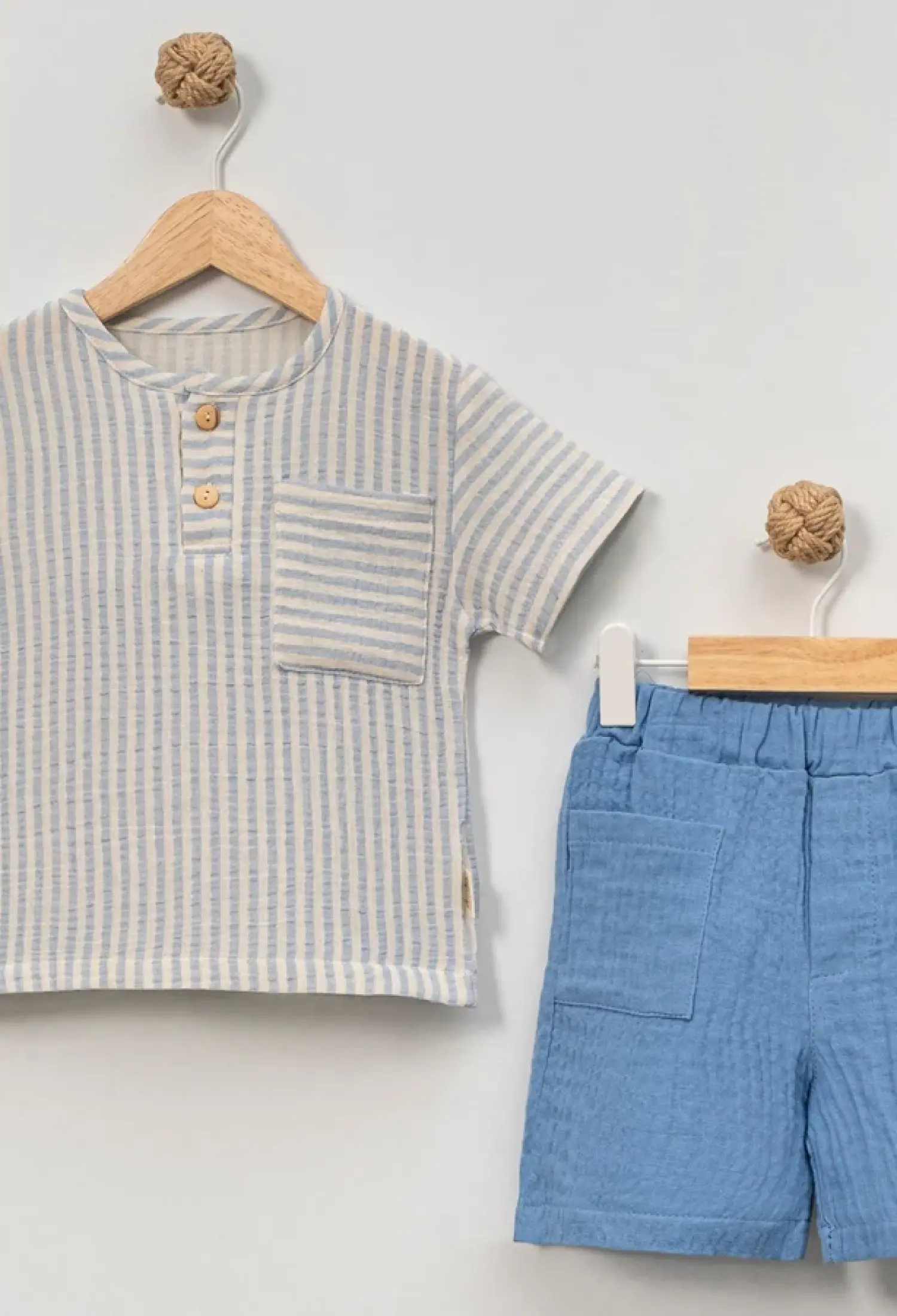 Cepli Çizgili Erkek Takım - Brand: EYMUS - Kids & Bby Clothes From Peralane Kids Turkey