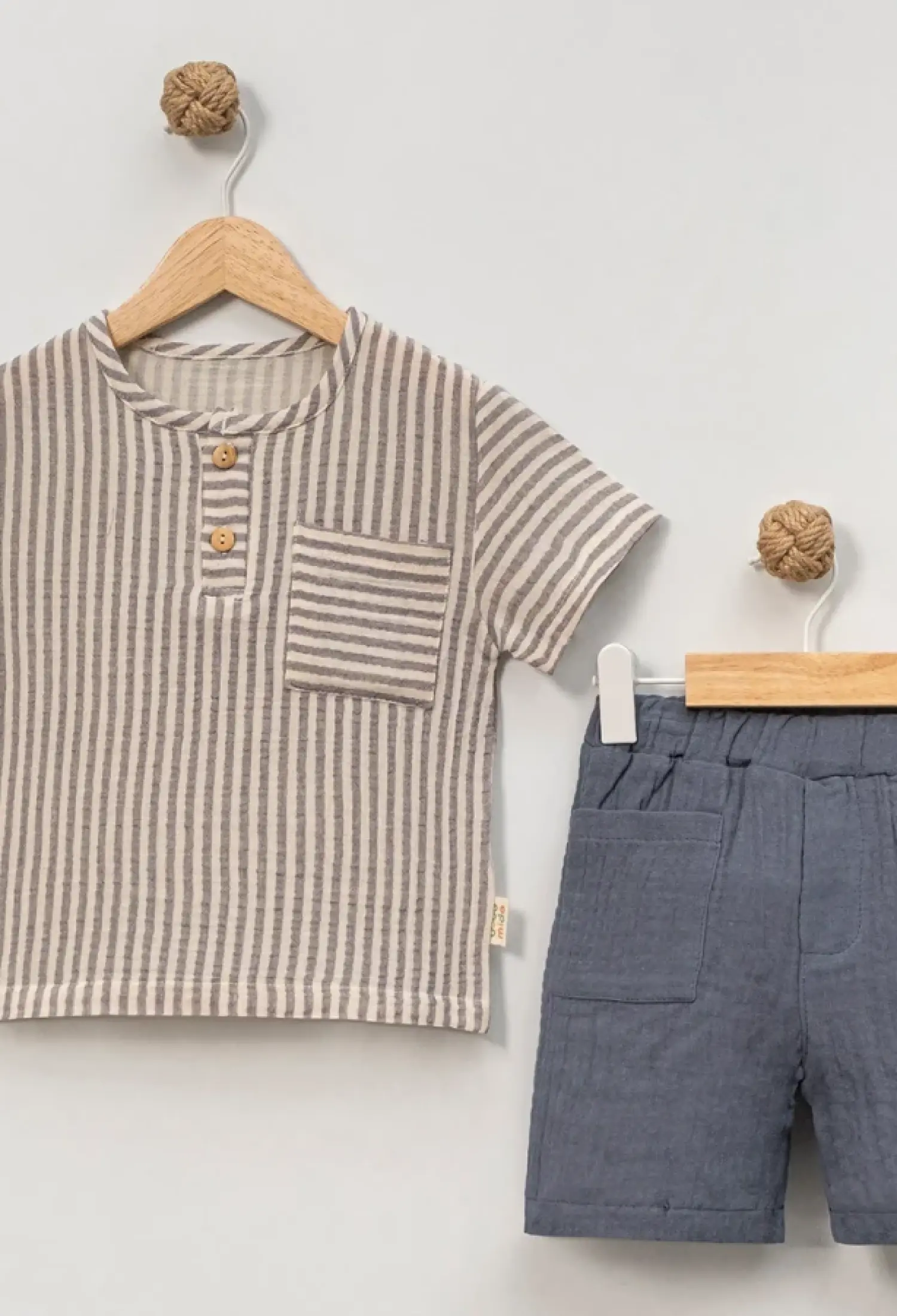 Cepli Çizgili Erkek Takım - Brand: EYMUS - Kids & Bby Clothes From Peralane Kids Turkey