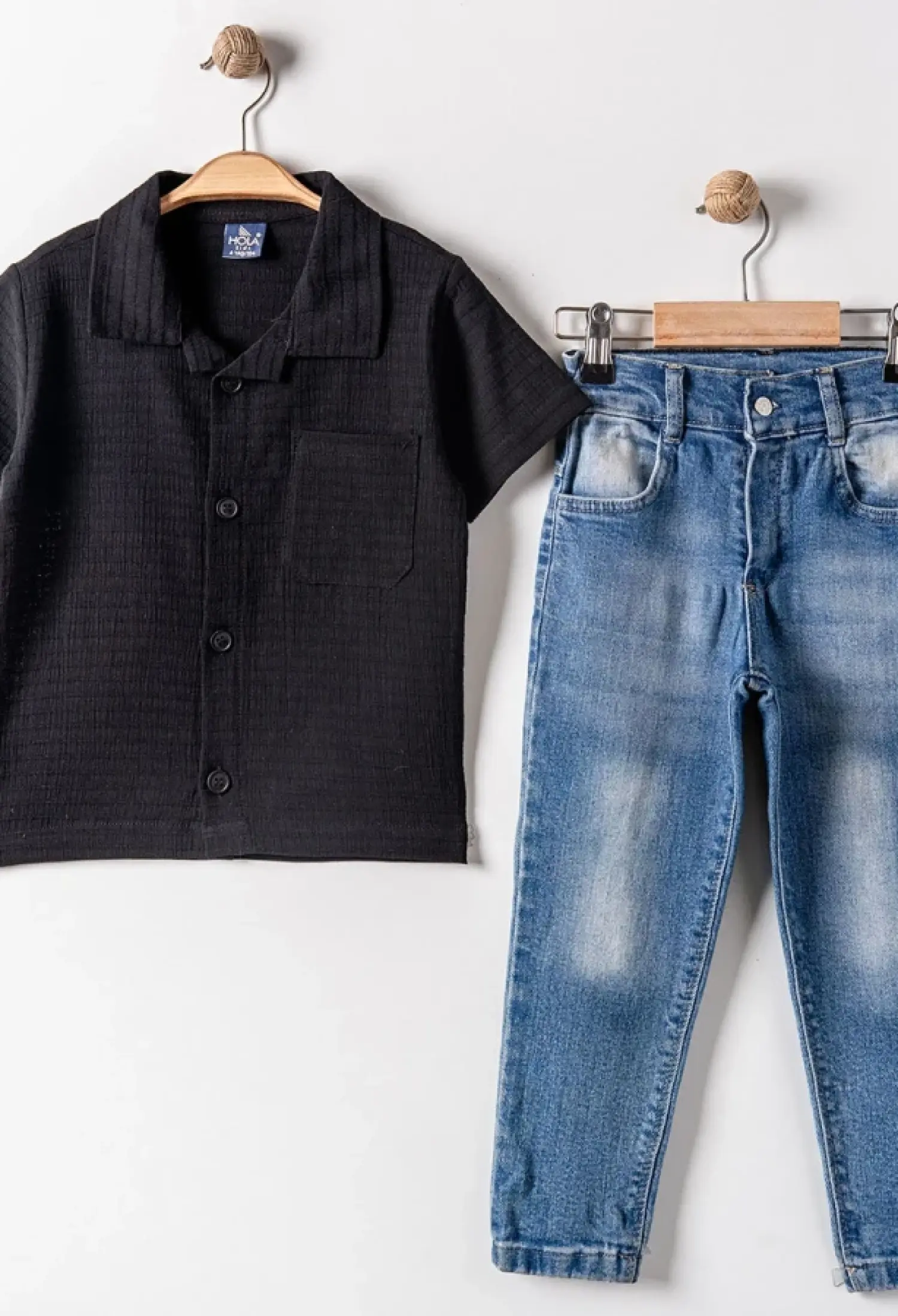 Cepli Gömlekli Erkek Takım - Brand: BARKOD - Kids & Bby Clothes From Peralane Kids Turkey