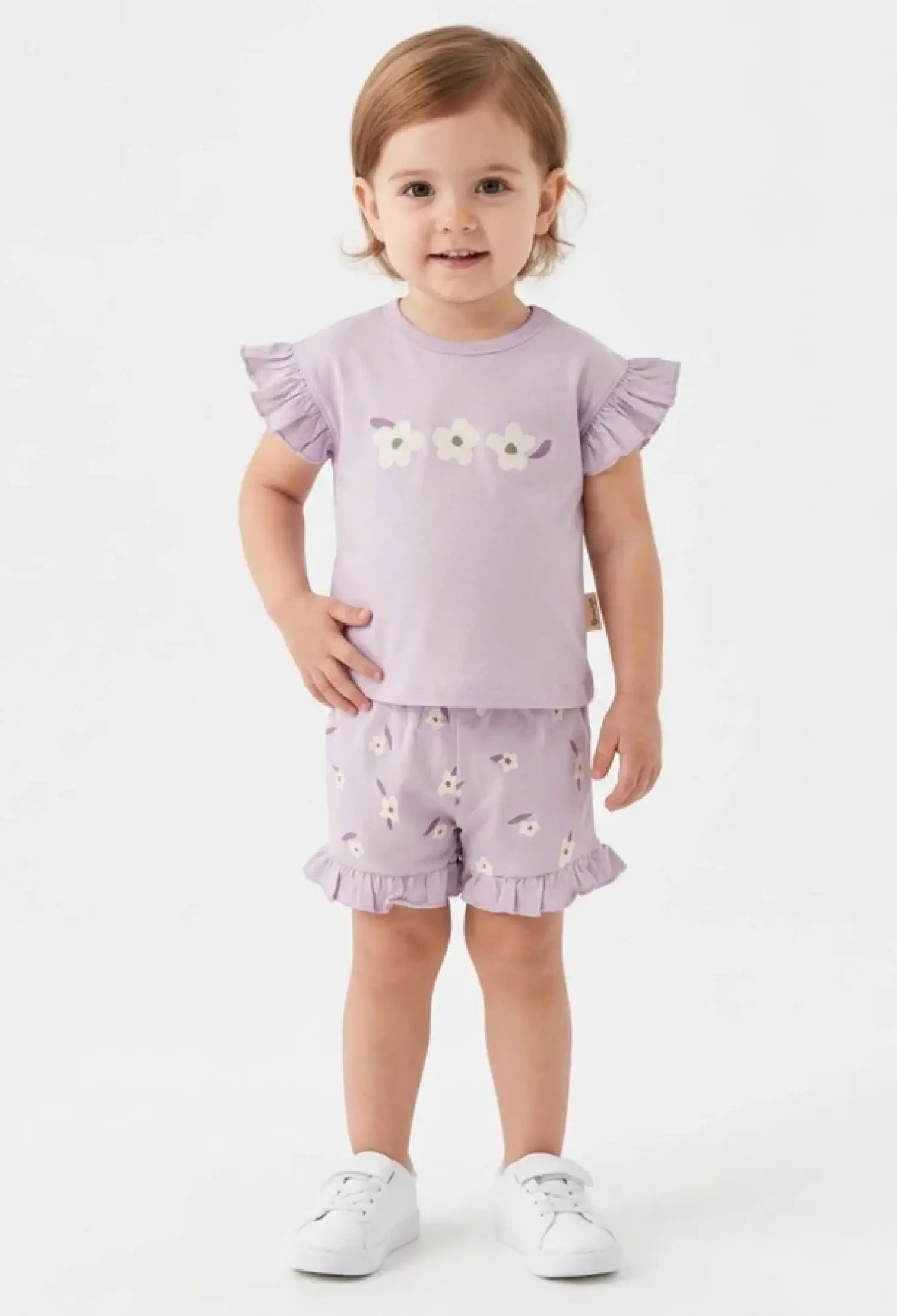 Çiçek Baskılı Kız Bebe Takım - Brand: VOVİDO - Kids & Bby Clothes From Peralane Kids Turkey