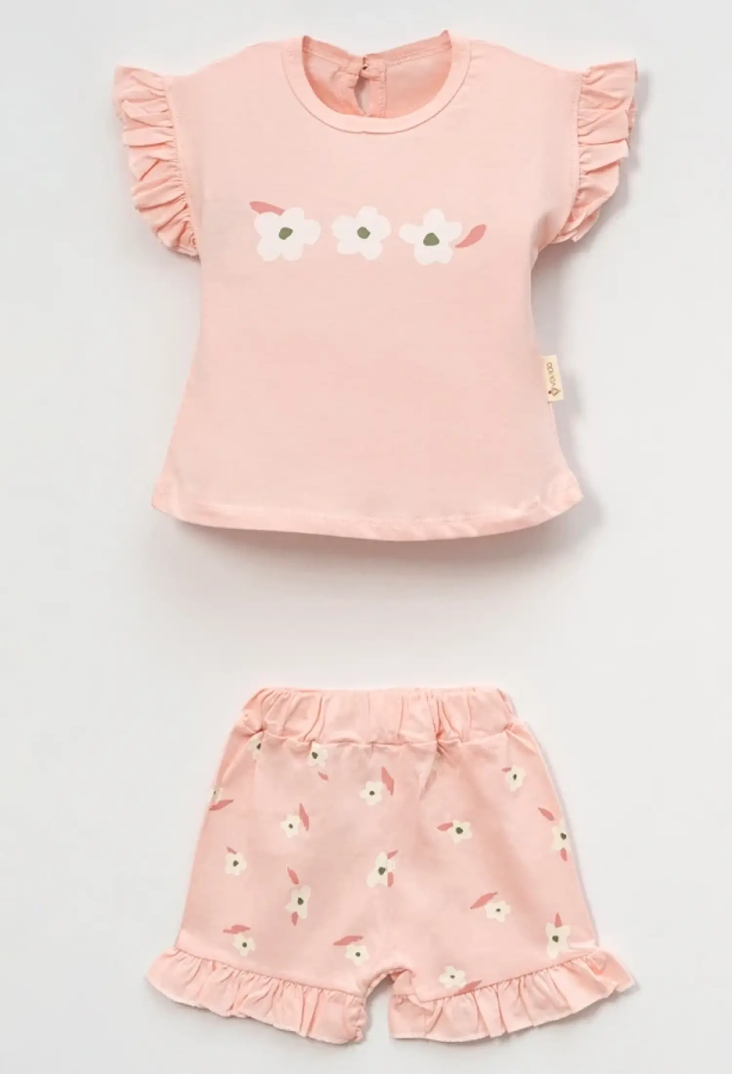 Çiçek Baskılı Kız Bebe Takım - Brand: VOVİDO - Kids & Bby Clothes From Peralane Kids Turkey