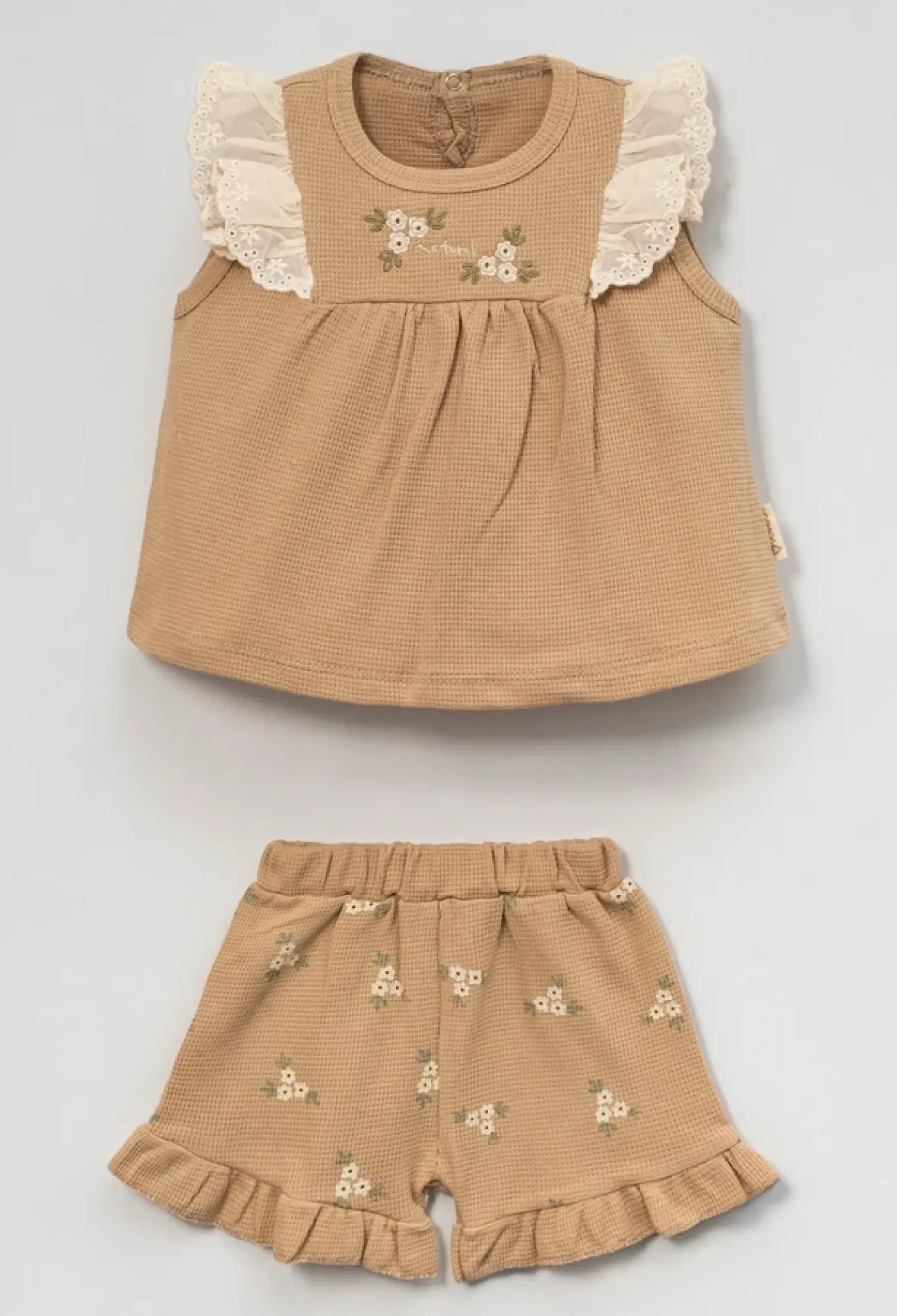 Çiçek Baskılı Kız Bebe Takım - Brand: VOVİDO - Kids & Bby Clothes From Peralane Kids Turkey