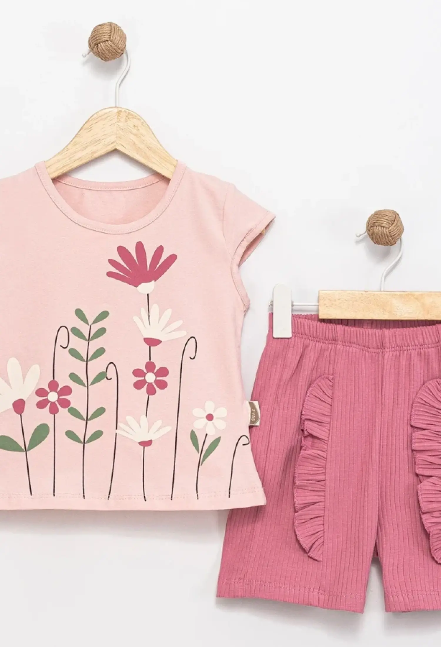 Çiçek Baskılı Kız Bebe Takım - Brand: FEELY KİDS - Kids & Bby Clothes From Peralane Kids Turkey