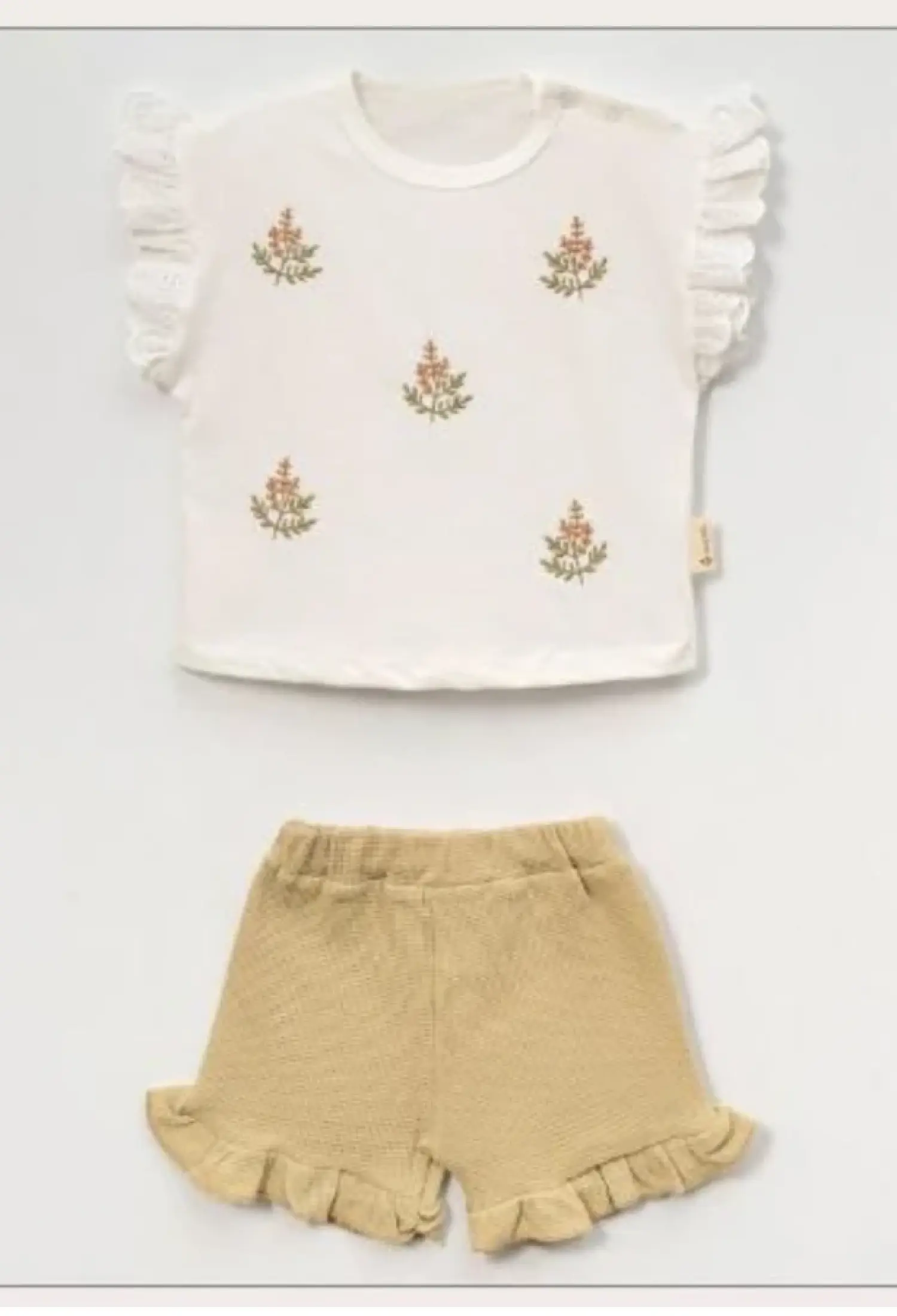 Çiçek Baskılı Kız Bebe Takım - Brand: VOVİDO - Kids & Bby Clothes From Peralane Kids Turkey