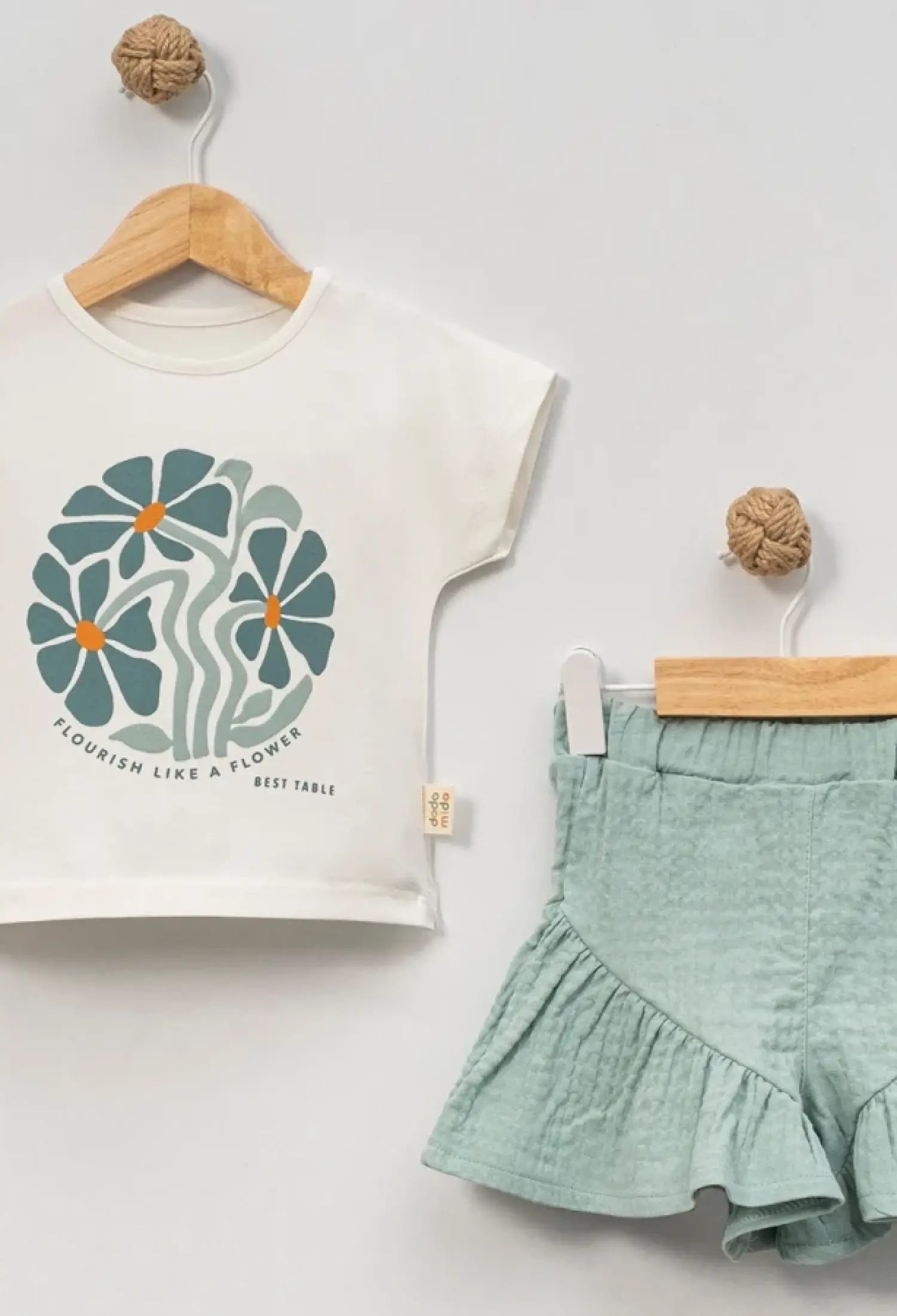 Çiçek Baskılı Kız Takım - Brand: EYMUS - Kids & Bby Clothes From Peralane Kids Turkey