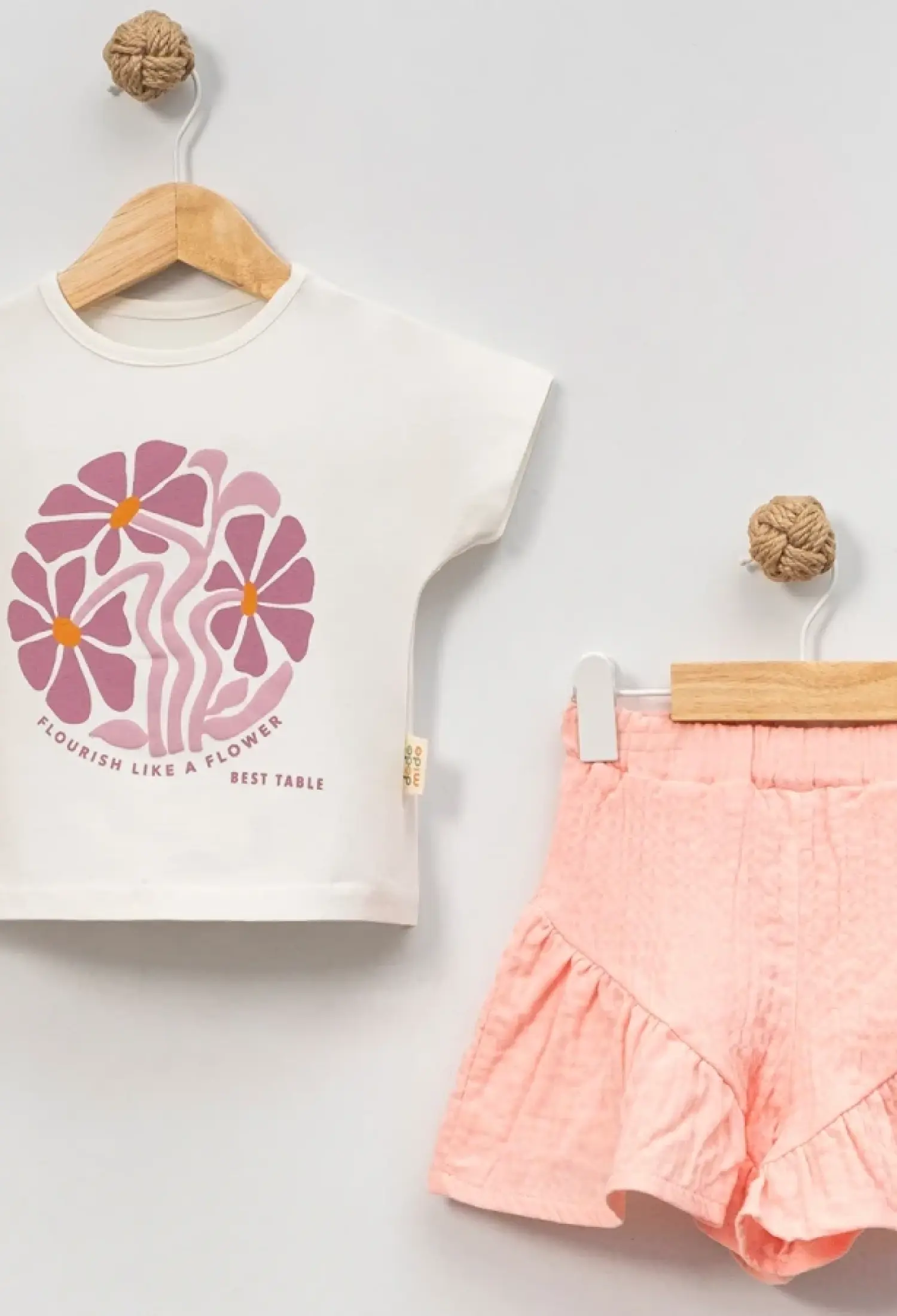 Çiçek Baskılı Kız Takım - Brand: EYMUS - Kids & Bby Clothes From Peralane Kids Turkey