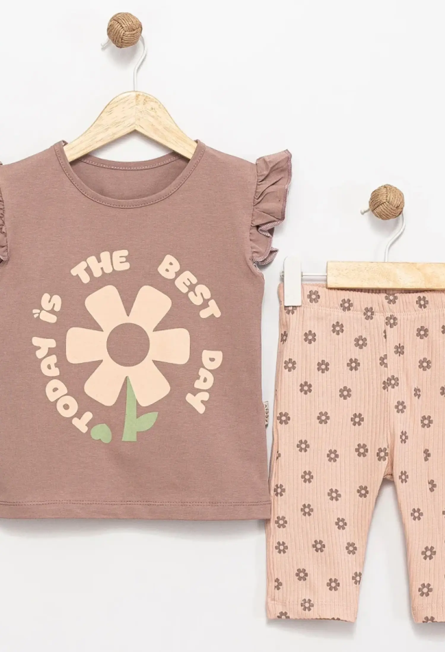 Çiçek Baskılı Kız Takım - Brand: FEELY KİDS - Kids & Bby Clothes From Peralane Kids Turkey