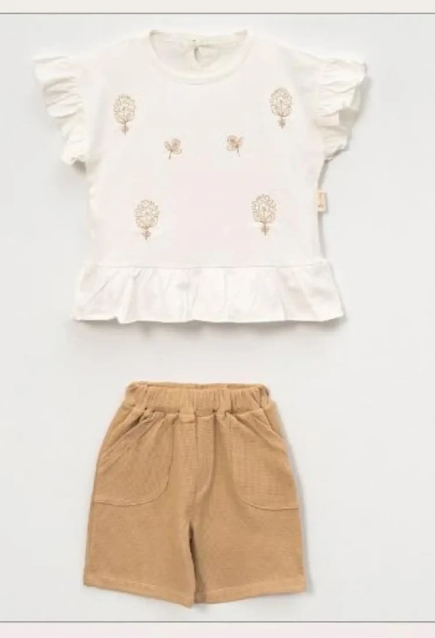 Çiçek Baskılı Kız Takım - Brand: VOVİDO - Kids & Bby Clothes From Peralane Kids Turkey