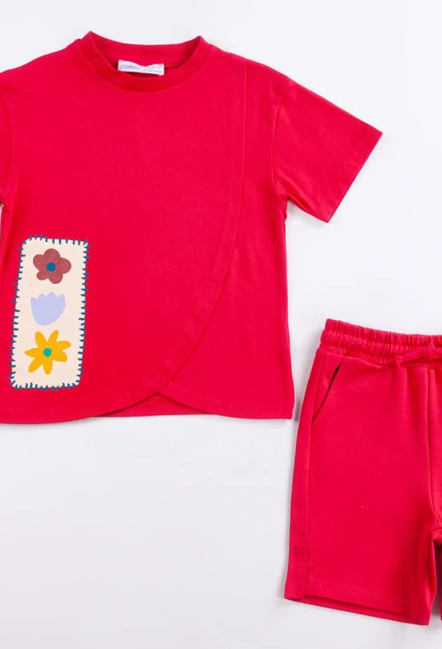 Floral Print Girls' Outfit