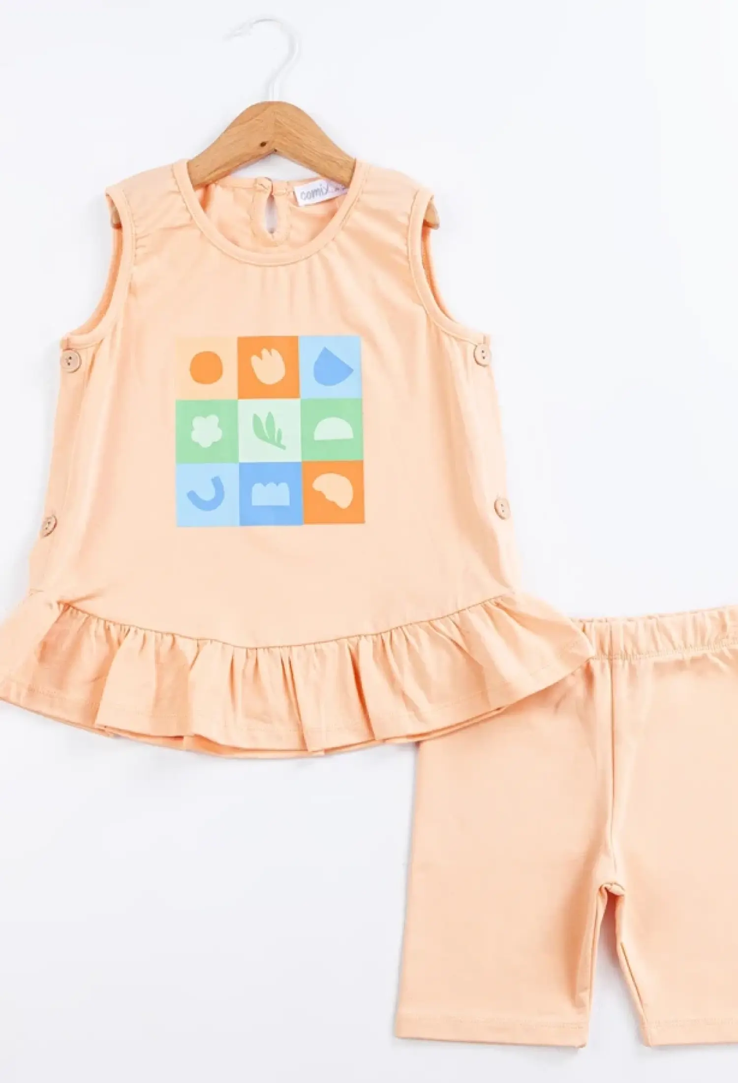 Çiçek Baskılı Kız Takım - Brand: COMİX - Kids & Bby Clothes From Peralane Kids Turkey