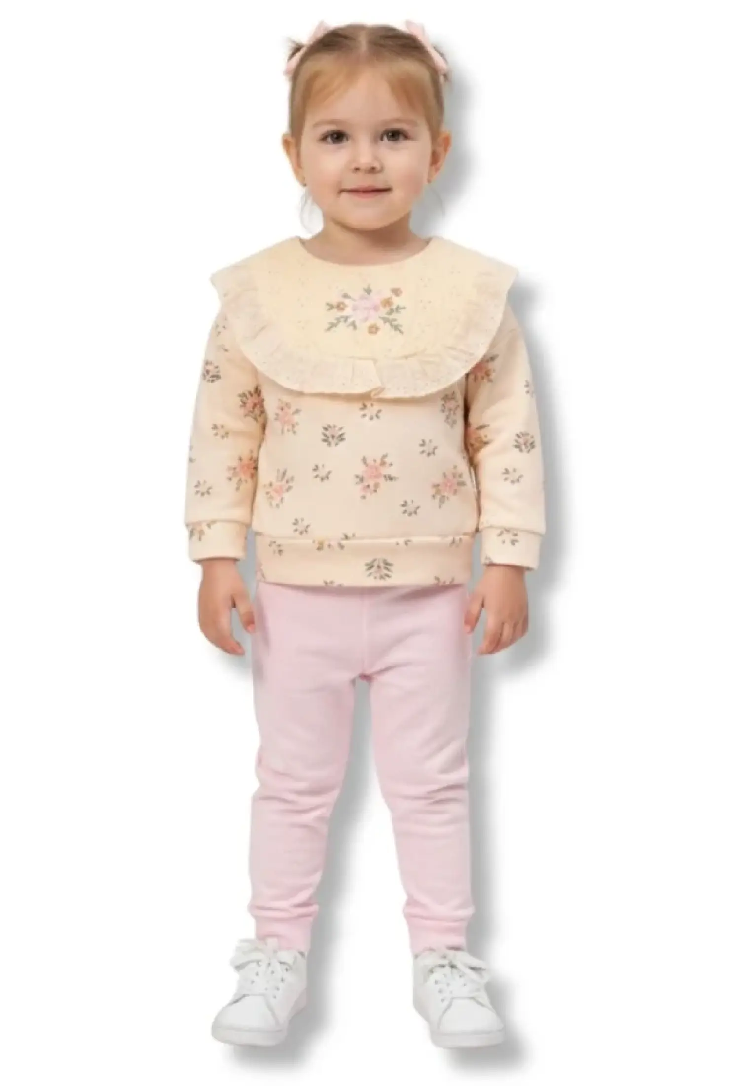 Çiçek Desenli Kız Bebe Takım - Brand: VOVİDO - Kids & Bby Clothes From Peralane Kids Turkey