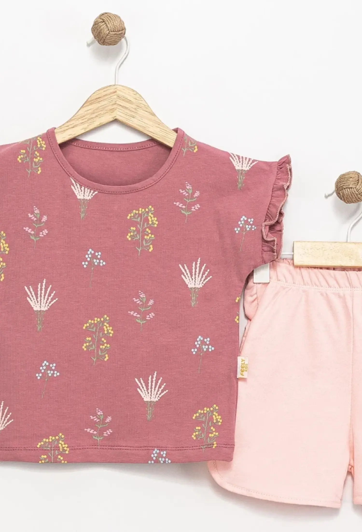 Çiçek Desenli Kız Takım - Brand: FEELY KİDS - Kids & Bby Clothes From Peralane Kids Turkey