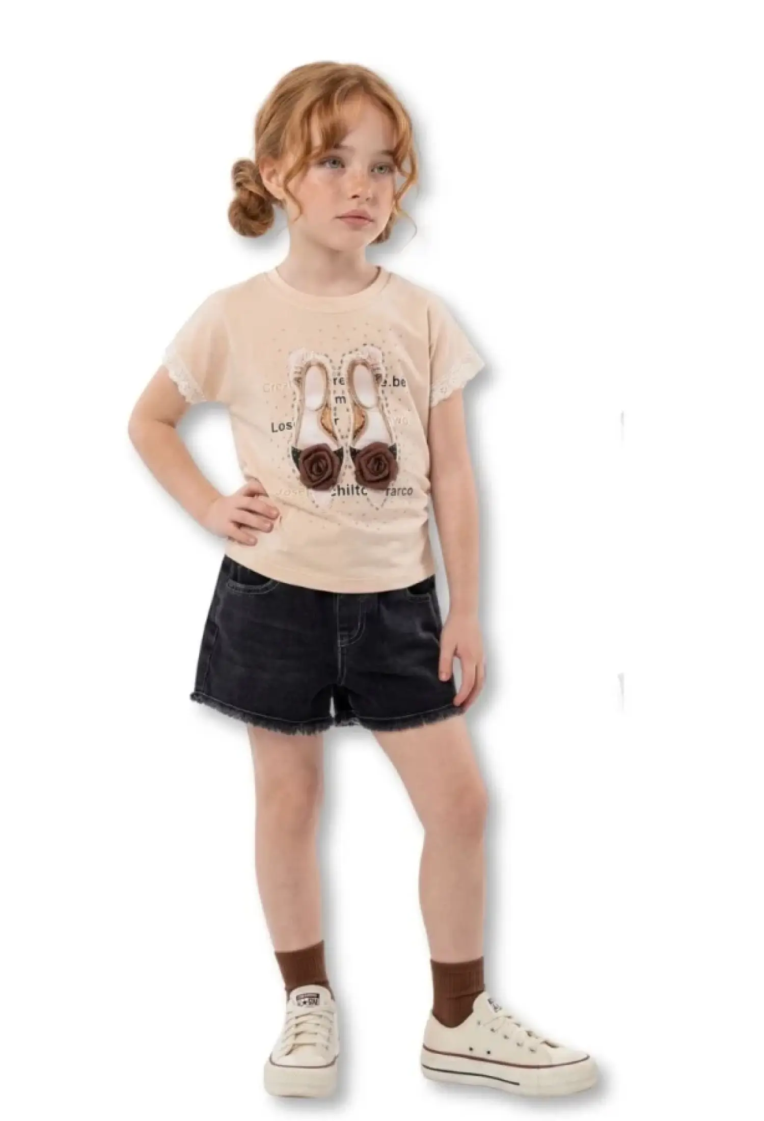 Çiçek Nakışlı Kız Takım - Brand: SEALY - Kids & Bby Clothes From Peralane Kids Turkey