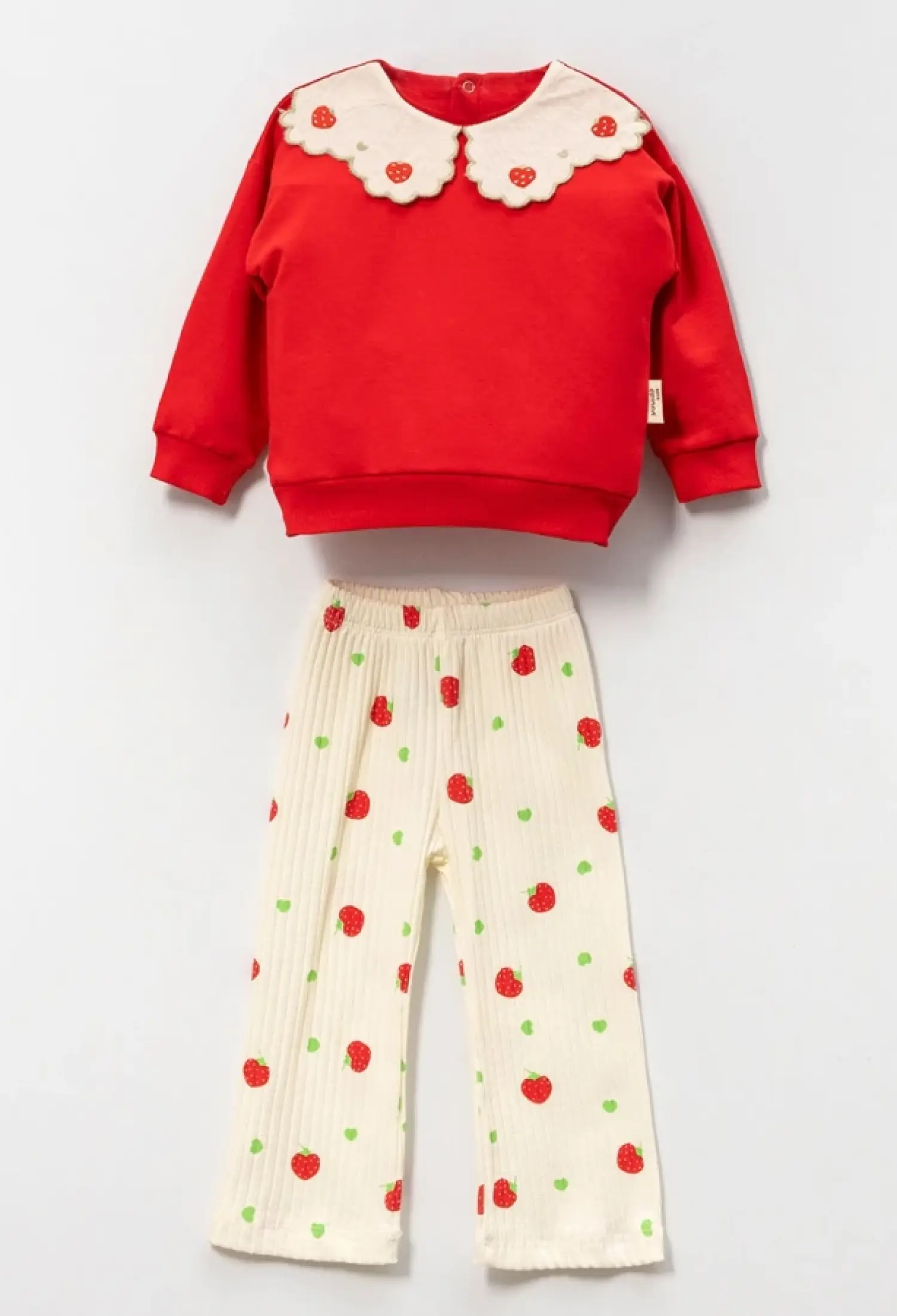 Çilek Baskılı Kız Takım - Brand: VOVİDO - Kids & Bby Clothes From Peralane Kids Turkey