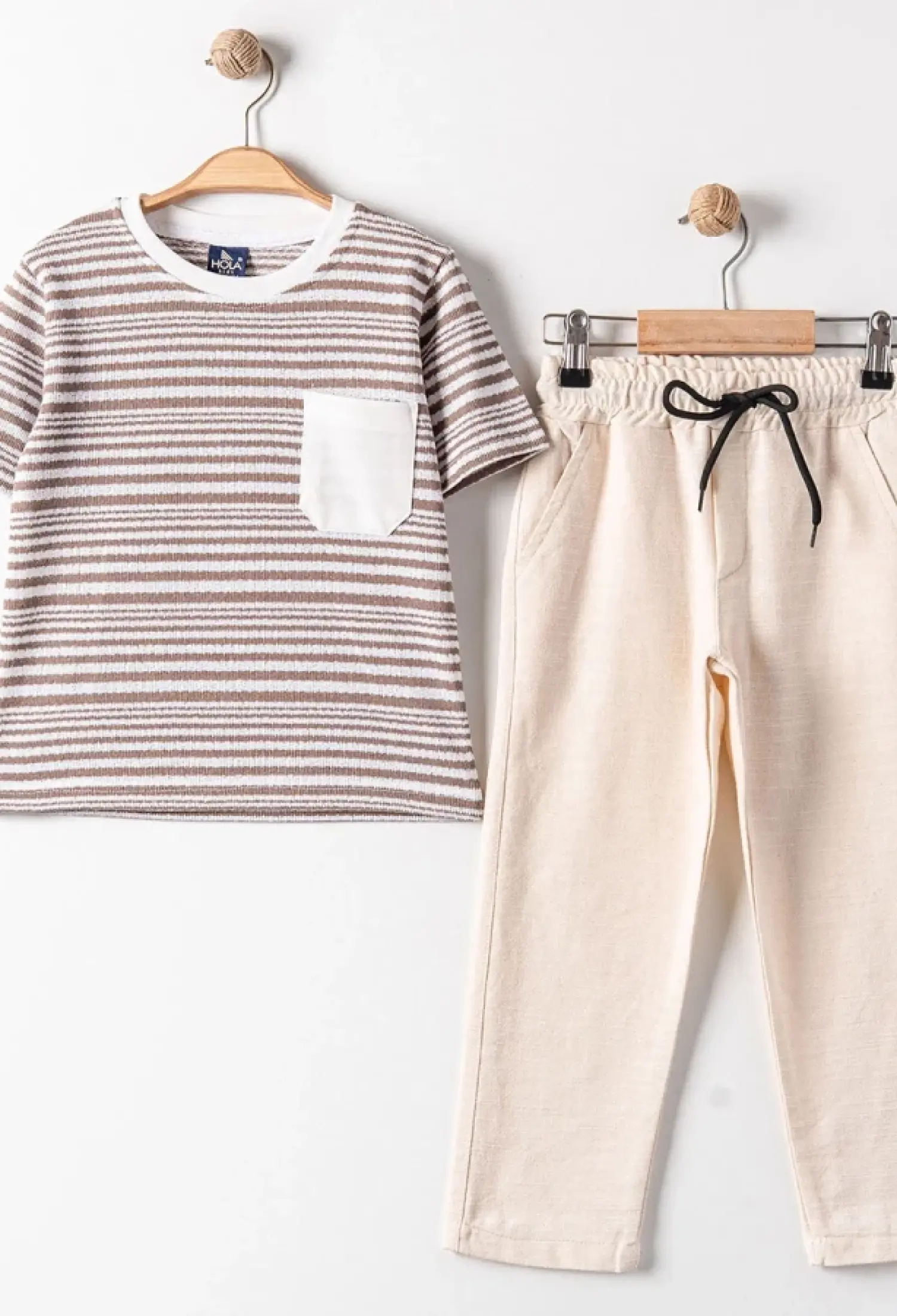 Çizgili Cepli Erkek TAkım - Brand: BARKOD - Kids & Bby Clothes From Peralane Kids Turkey