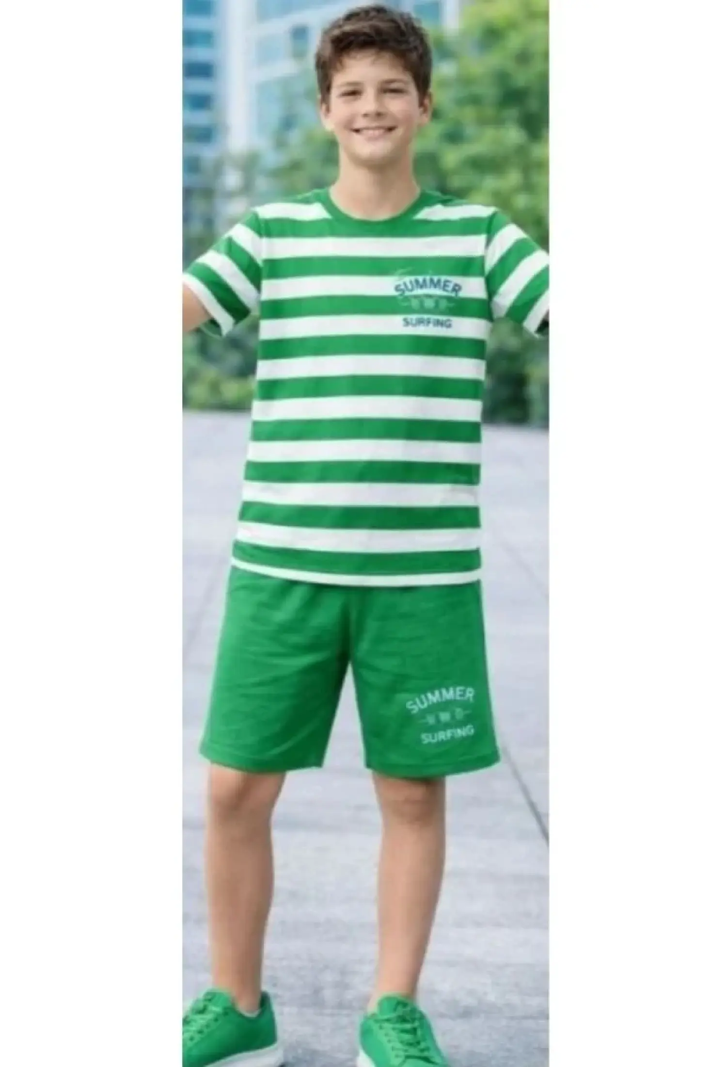 Çizgili Erkek Takım - Brand: PALM LİFE - Kids & Bby Clothes From Peralane Kids Turkey