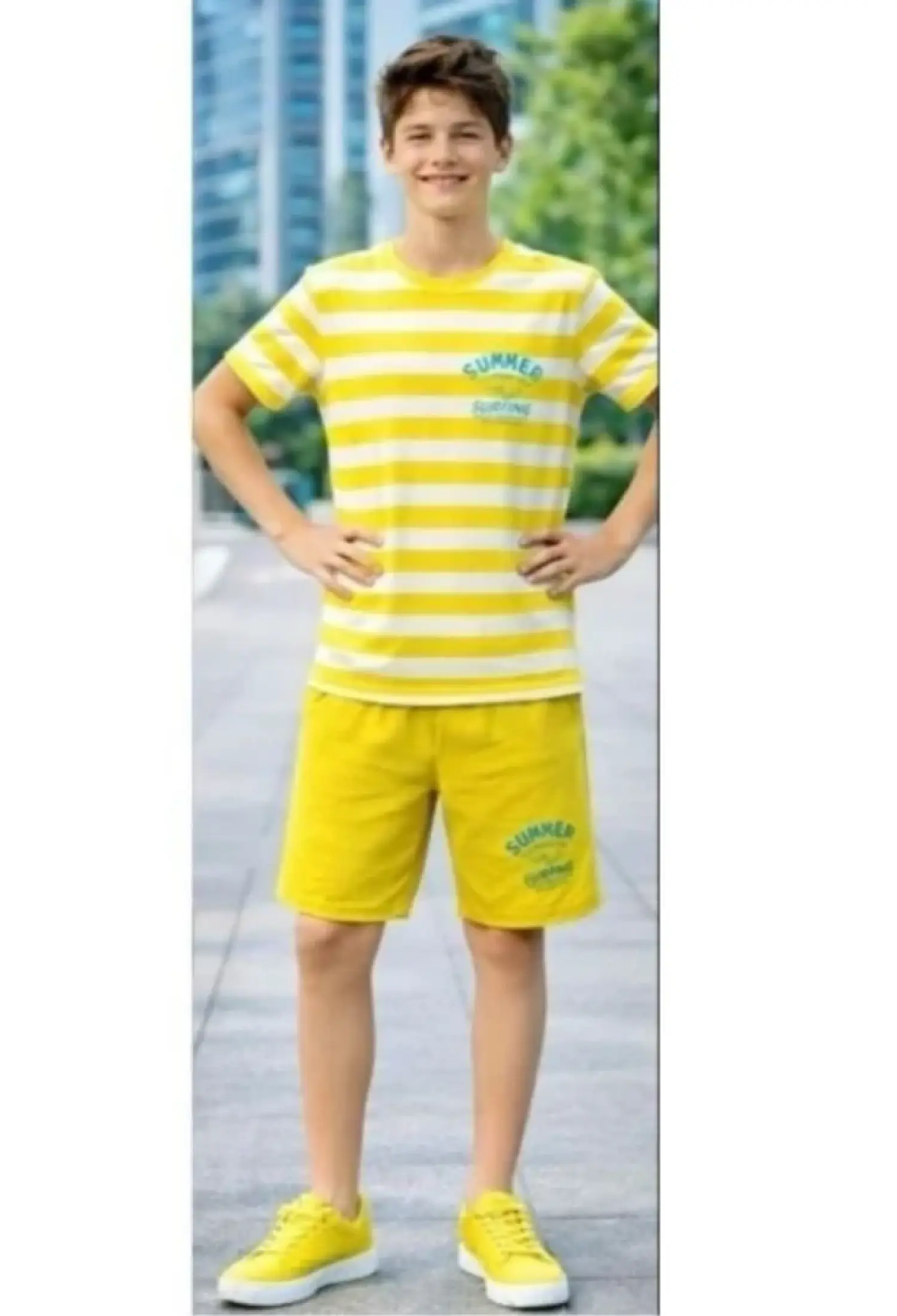 Çizgili Erkek Takım - Brand: PALM LİFE - Kids & Bby Clothes From Peralane Kids Turkey