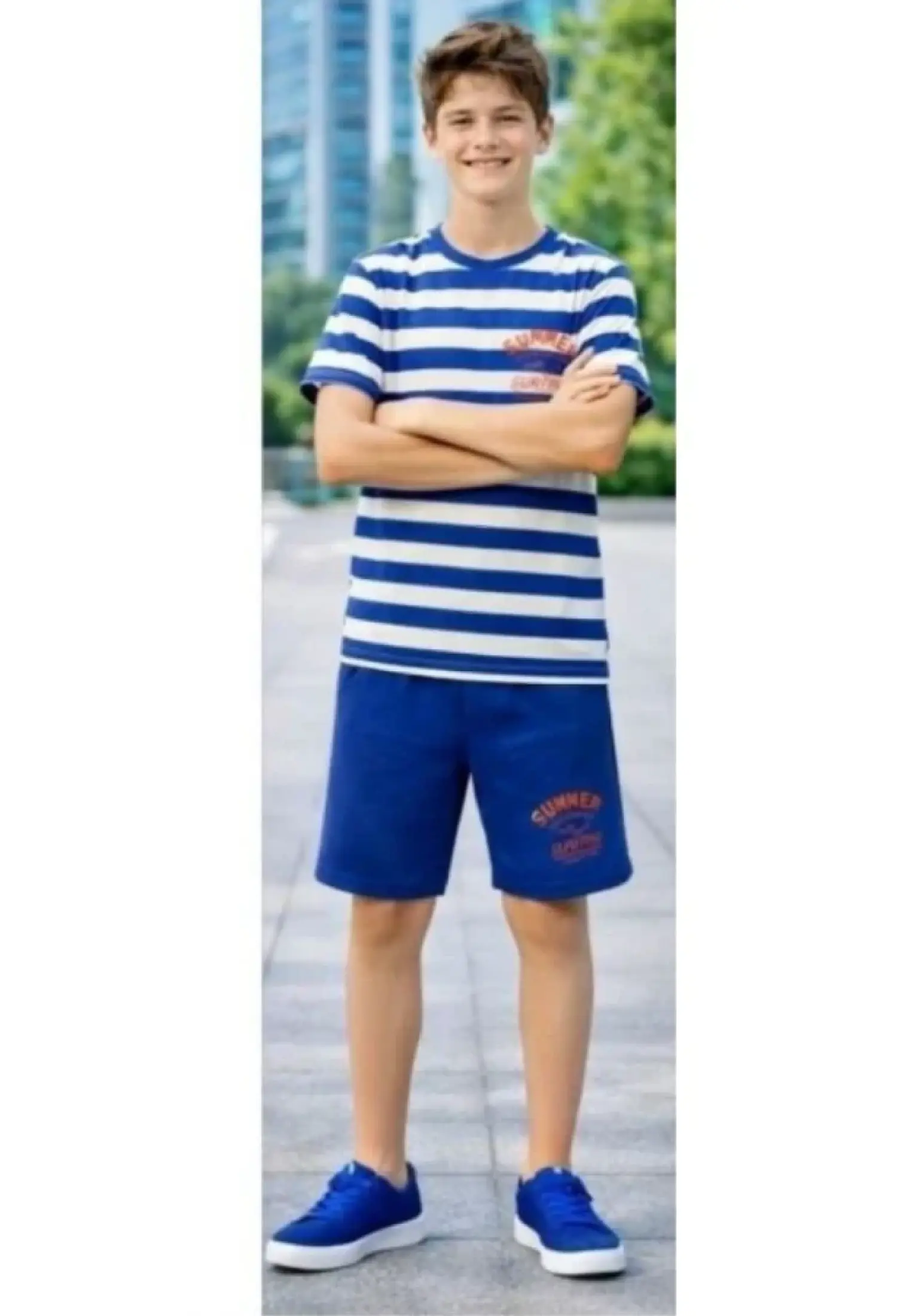 Çizgili Erkek Takım - Brand: PALM LİFE - Kids & Bby Clothes From Peralane Kids Turkey