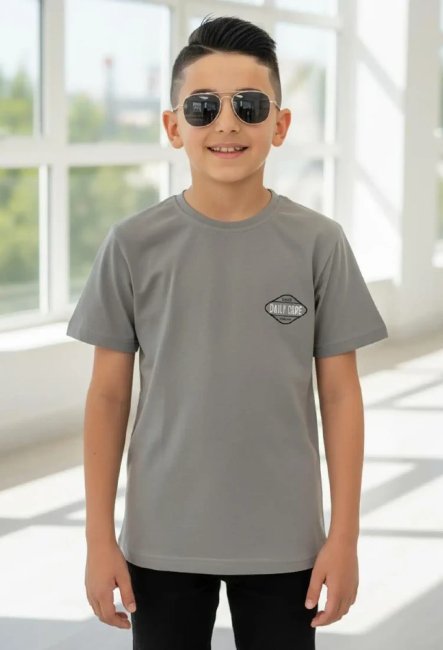 Daily Baskılı Erkek Tişört - Brand: TANEM KİDS - Kids & Bby Clothes From Peralane Kids Turkey