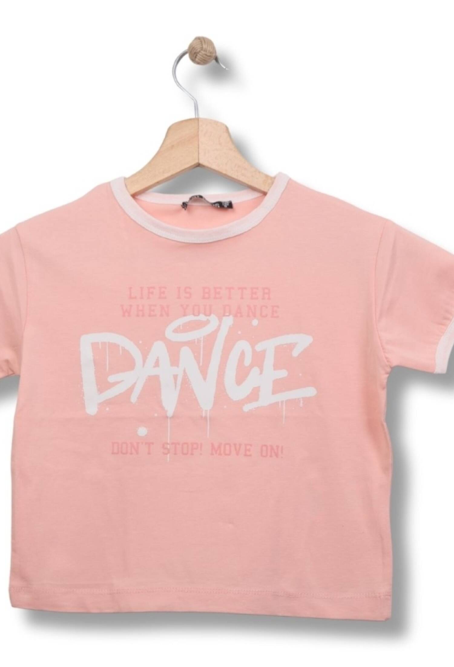 Dance Baskılı Kız Tişört - Brand: FİRST KİDS - Kids & Bby Clothes From Peralane Kids Turkey
