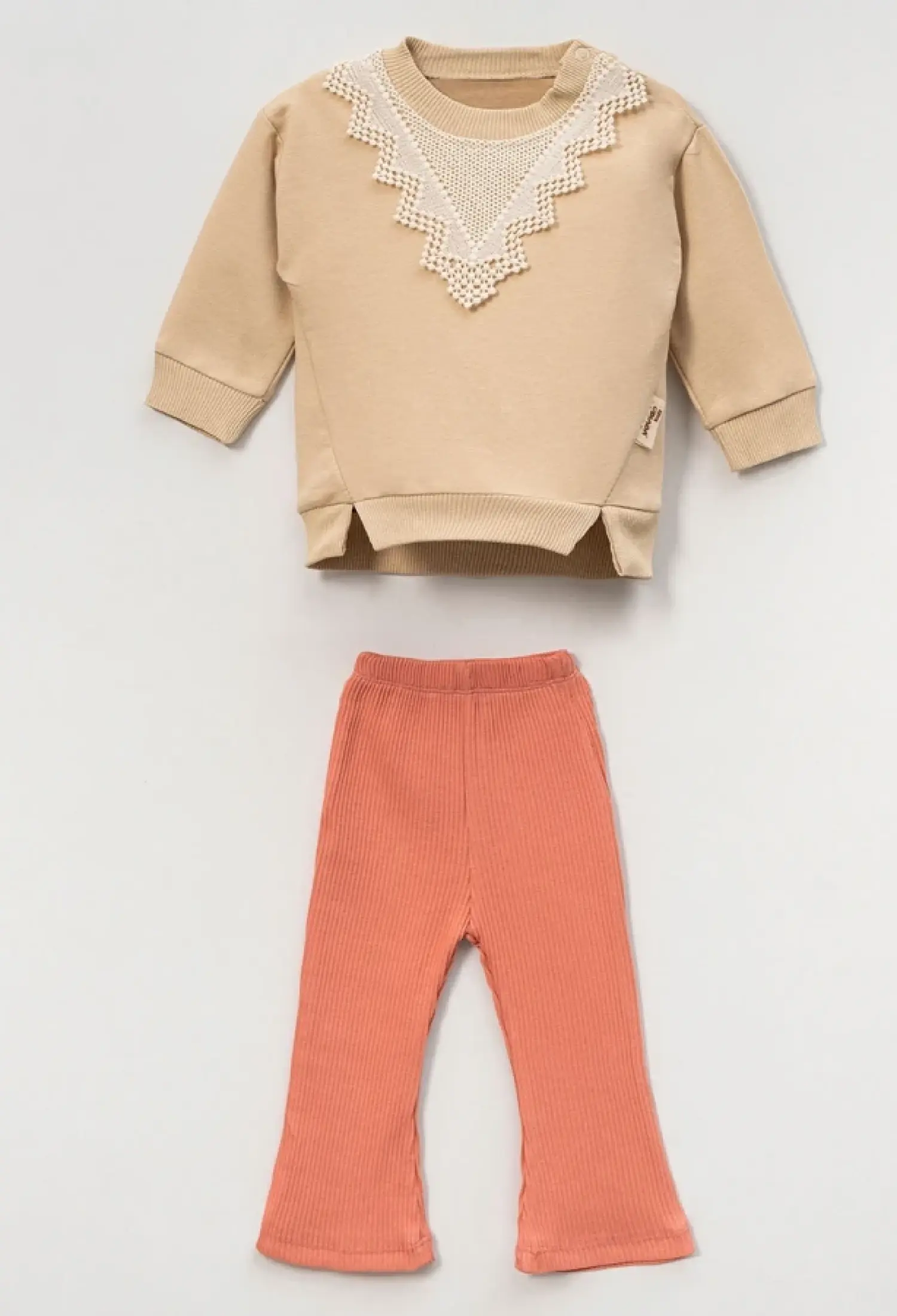Dantel Detaylı Kız Bebe Takım - Brand: VOVİDO - Kids & Bby Clothes From Peralane Kids Turkey
