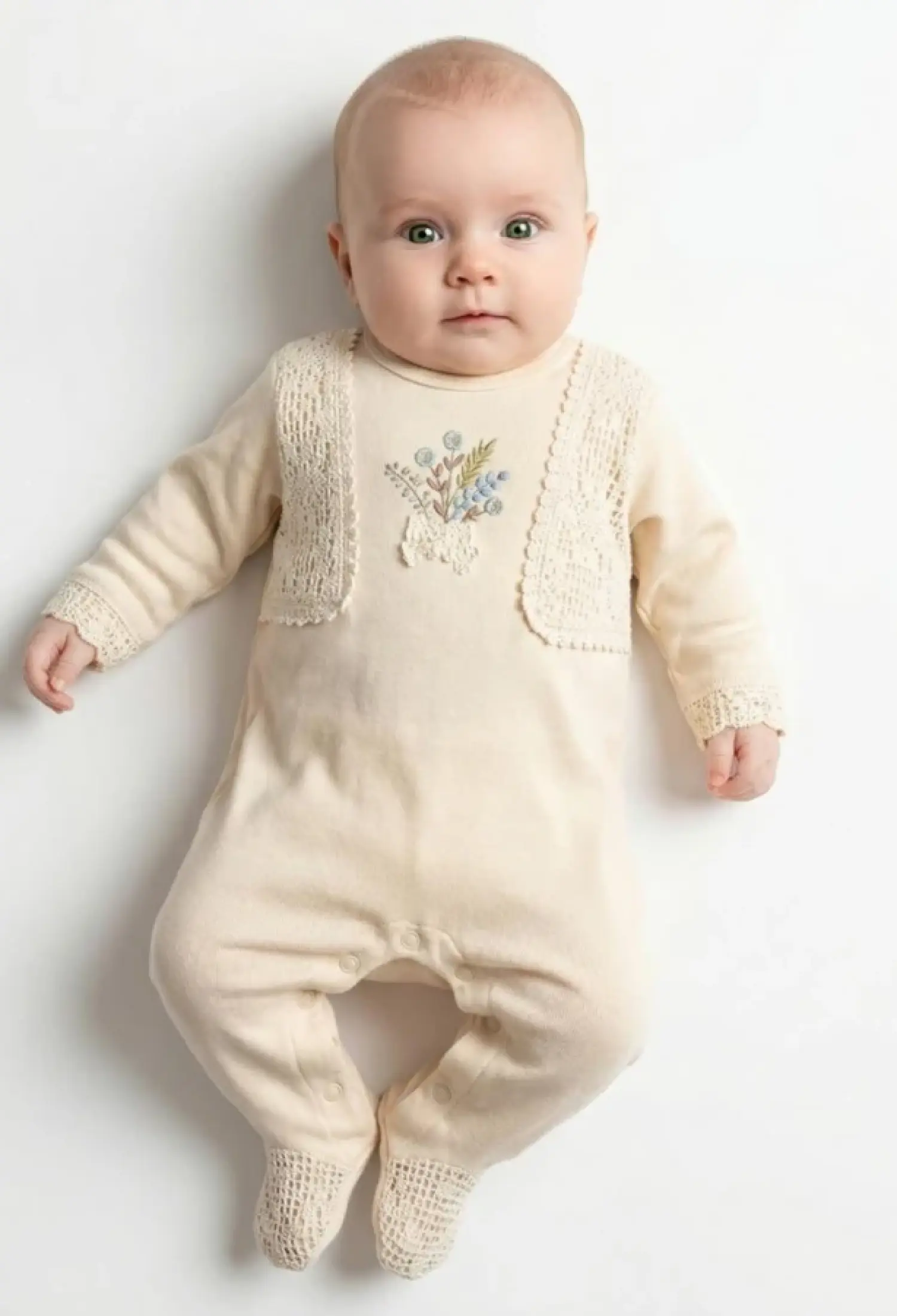Dantelli Kız Bebe Tulum - Brand: BEBLY - Kids & Bby Clothes From Peralane Kids Turkey