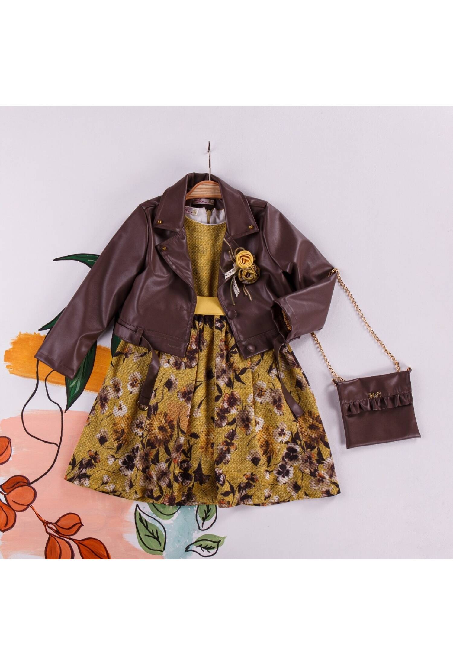 Leather Jacket Dress Bag Miss Lore 1055-5209