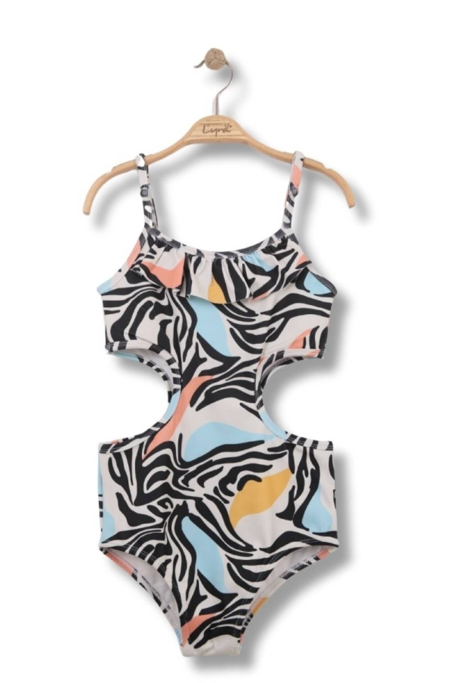 Desenli Kız Mayo - Brand: LYRA KİDS - Kids & Bby Clothes From Peralane Kids Turkey
