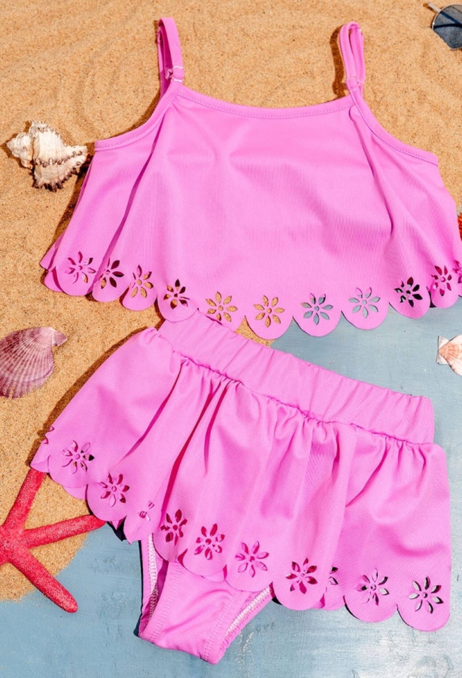 Desenli Kız Mayo Bikini Takım - Brand: LYRA KİDS - Kids & Bby Clothes From Peralane Kids Turkey