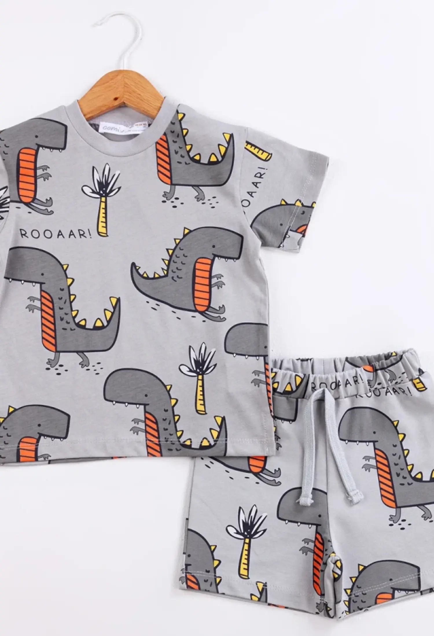 Dino Desenli Erkek Bebe Takım - Brand: COMİX - Kids & Bby Clothes From Peralane Kids Turkey