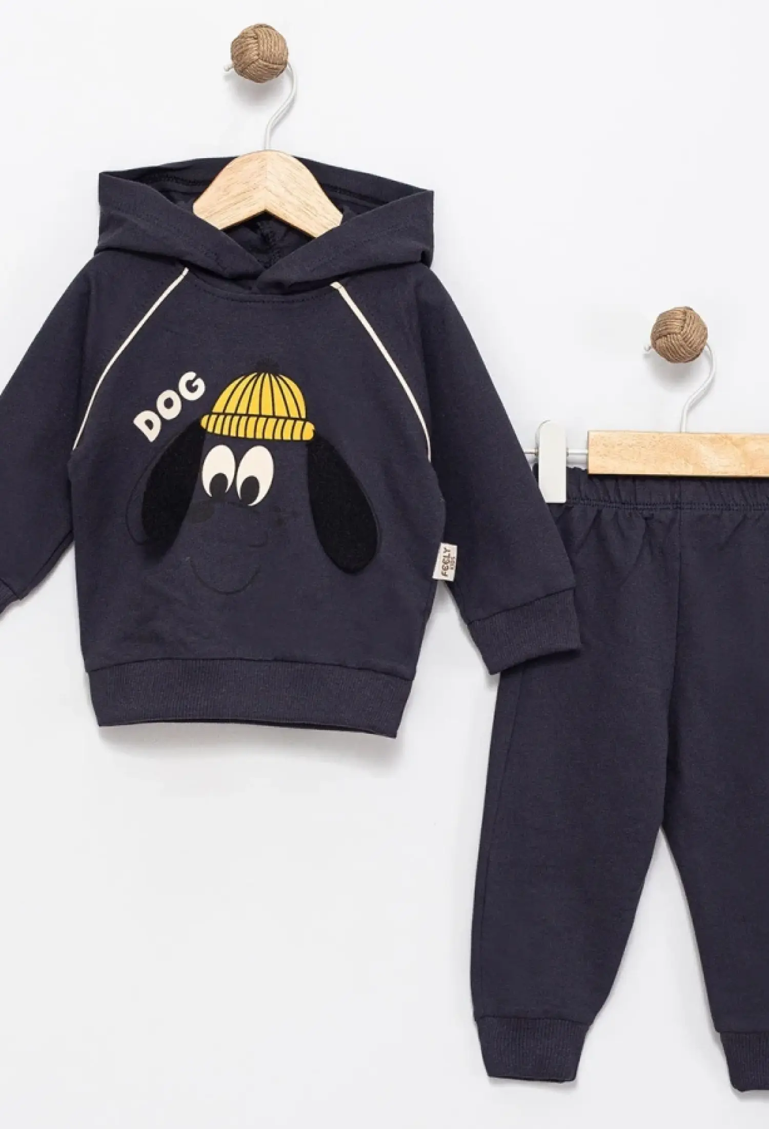 Dog Baskılı Erkek Bebe Takım - Brand: FEELY KİDS - Kids & Bby Clothes From Peralane Kids Turkey