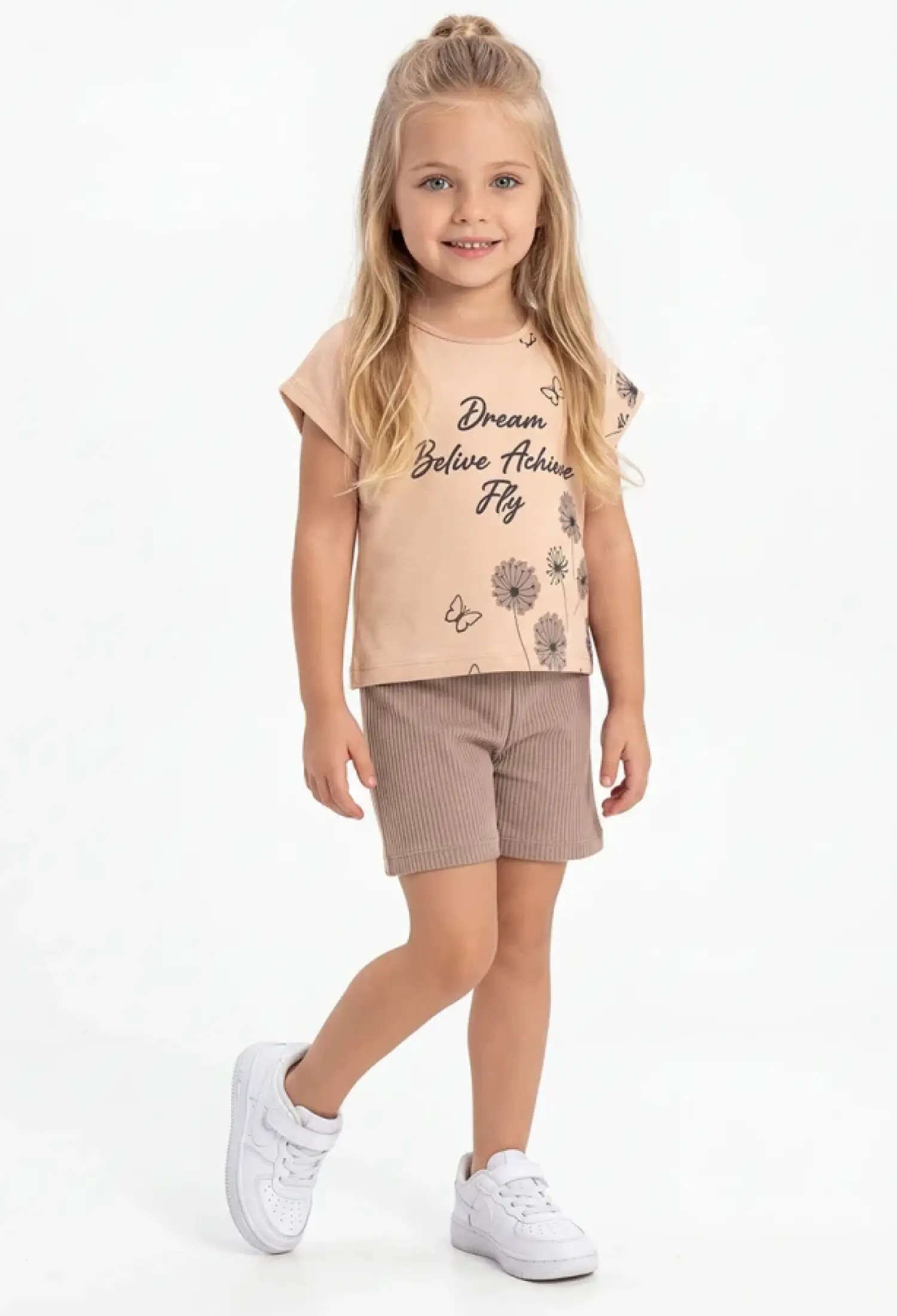Dream Baskılı Kız Takım - Brand: FEELY KİDS - Kids & Bby Clothes From Peralane Kids Turkey