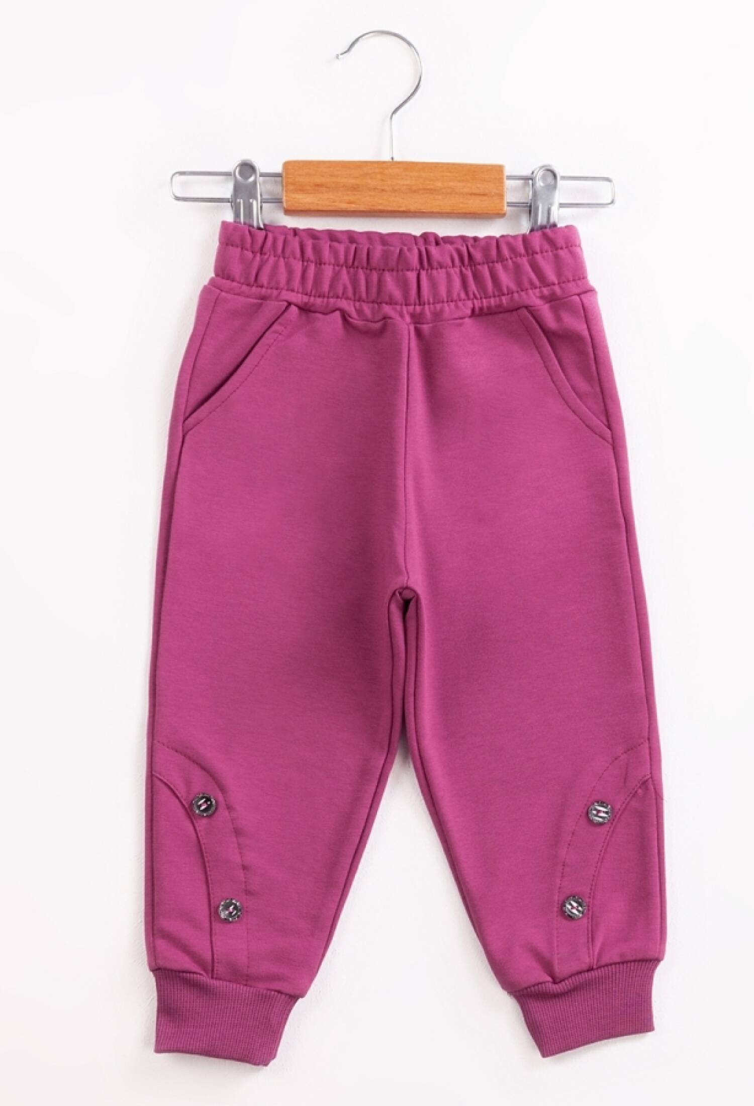 Button Detail Girl's Single Bottom