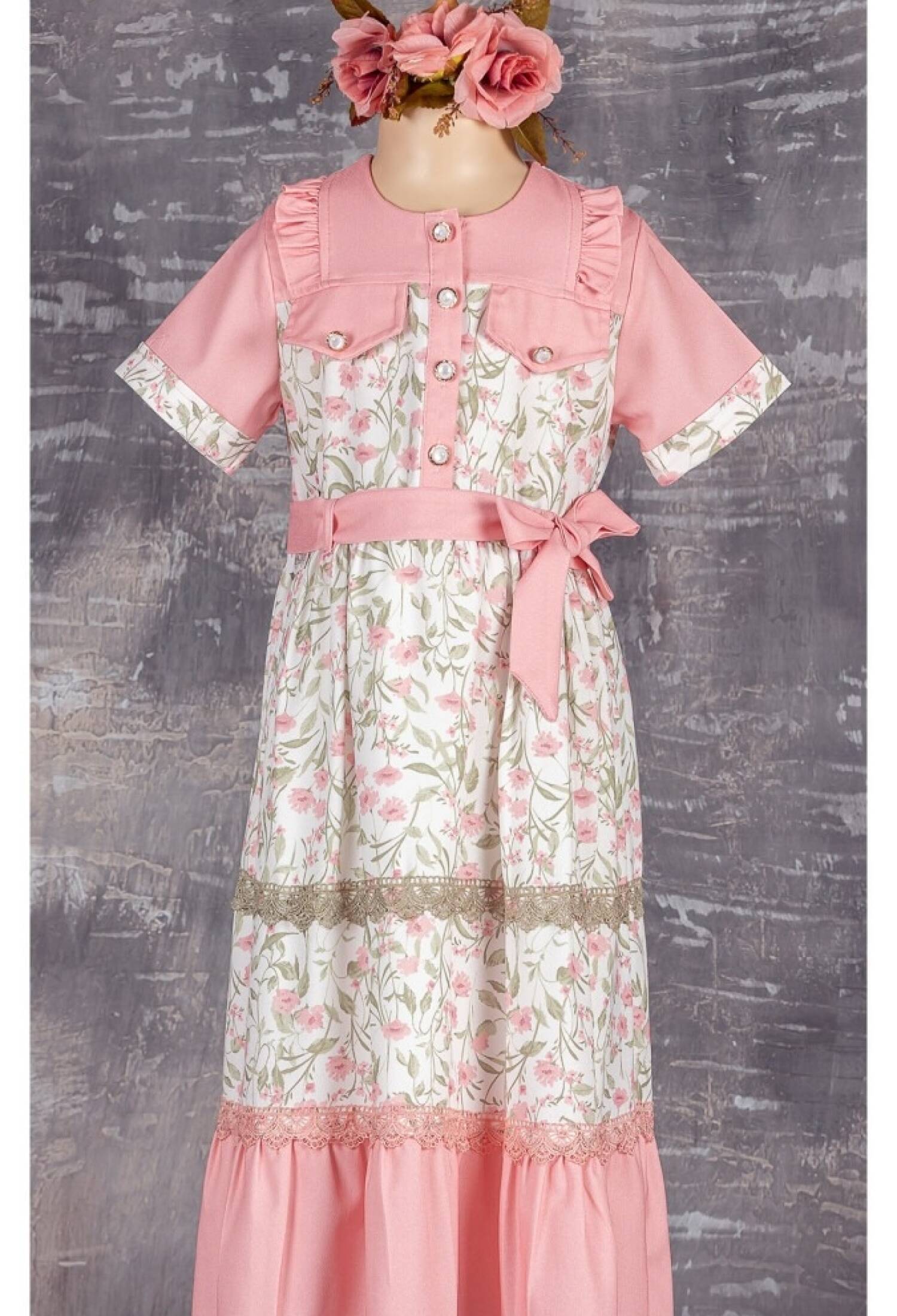 Buttoned Dress Tivido 1042-2294