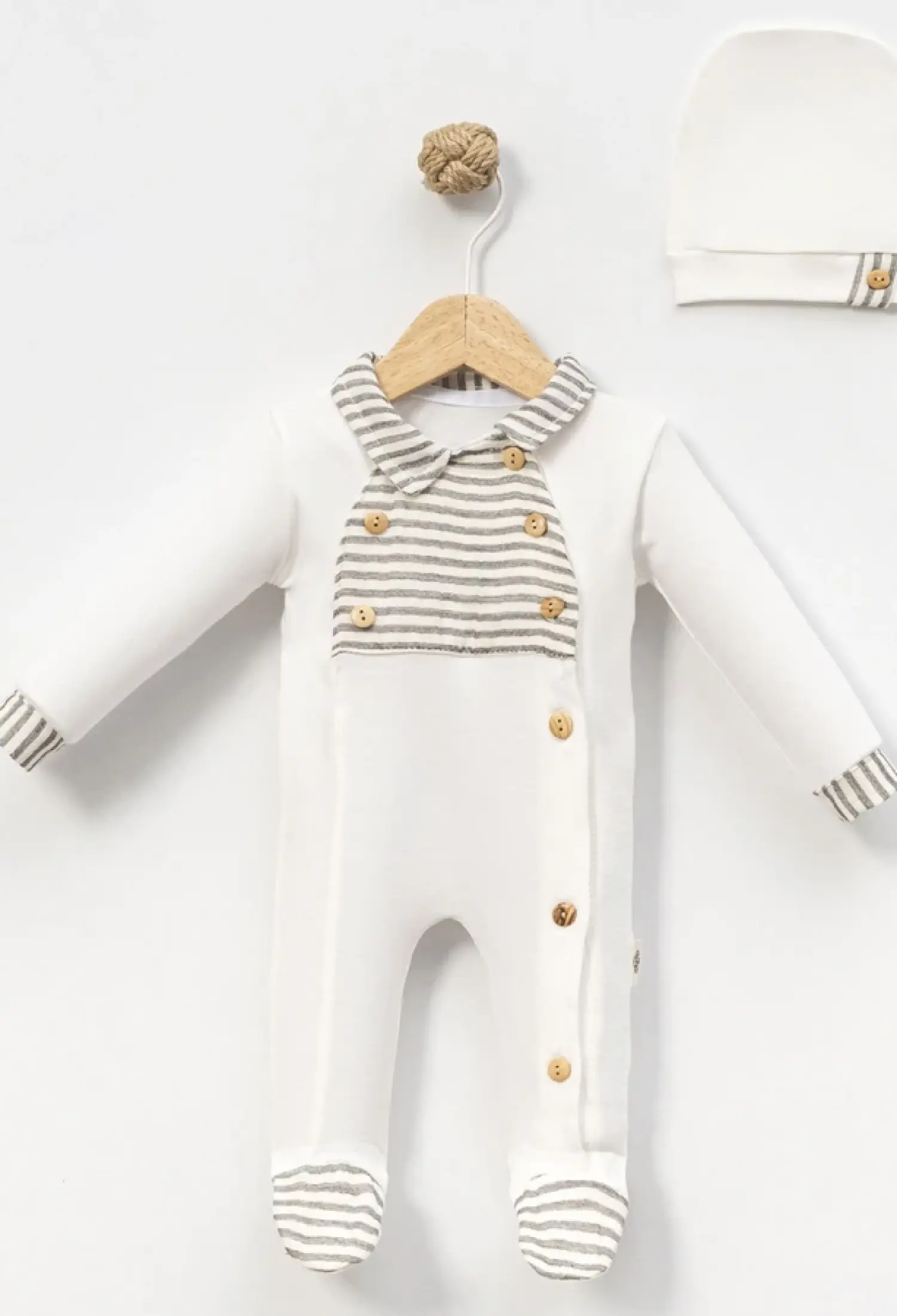 Düğmeli Erkek Bebe Tulum - Brand: BEBLY - Kids & Bby Clothes From Peralane Kids Turkey