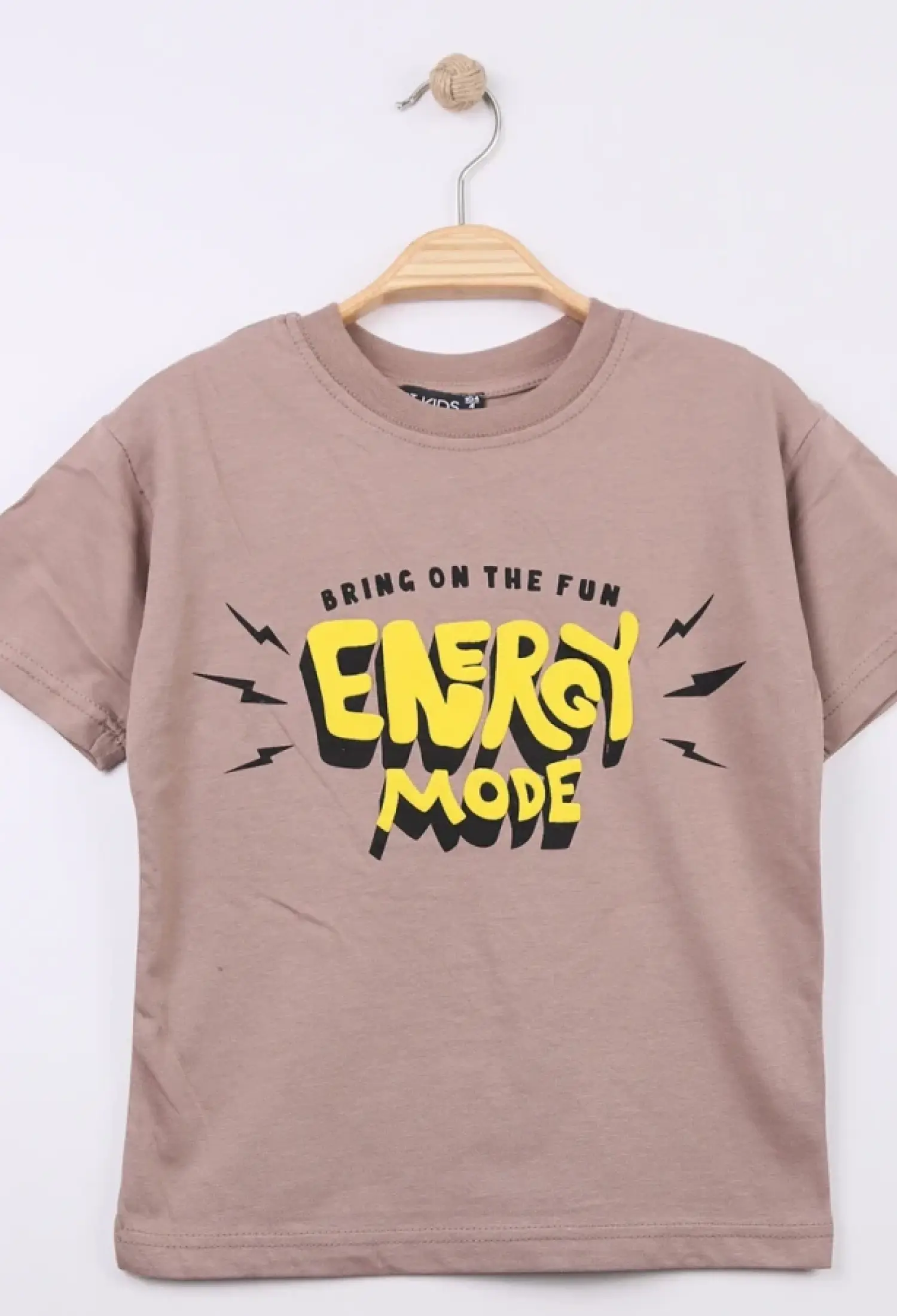 Energy Baskılı Erkek Tişört - Brand: FİRST KİDS - Kids & Bby Clothes From Peralane Kids Turkey