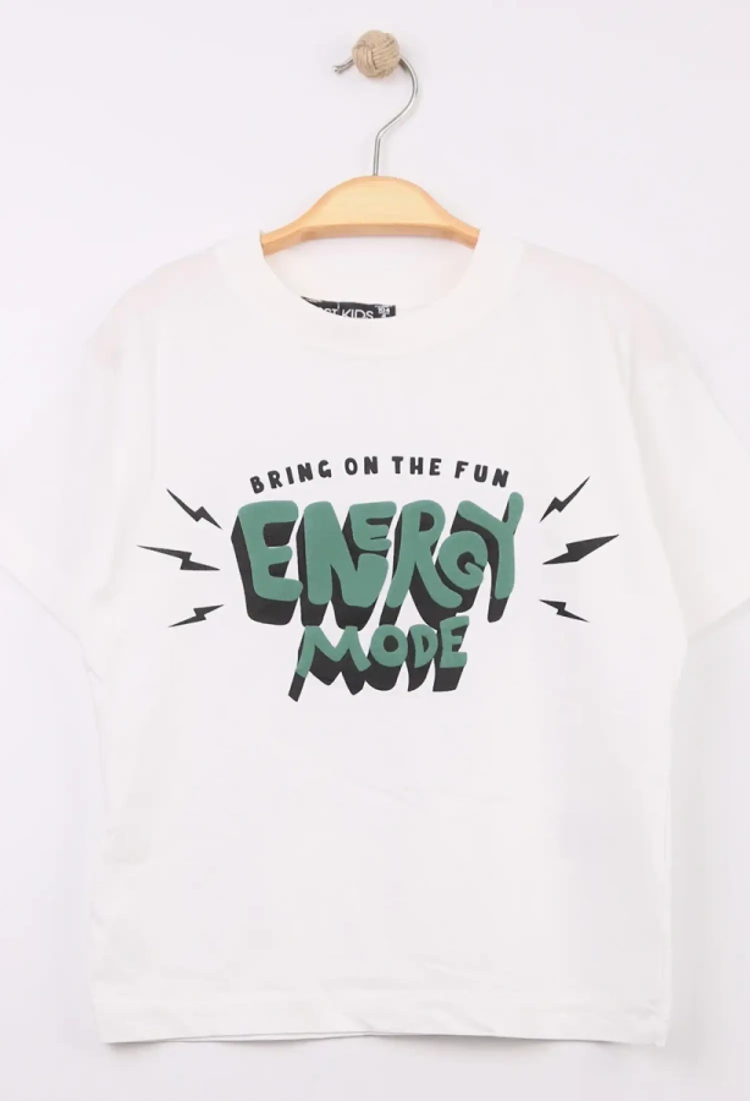 Energy Baskılı Erkek Tişört - Brand: FİRST KİDS - Kids & Bby Clothes From Peralane Kids Turkey